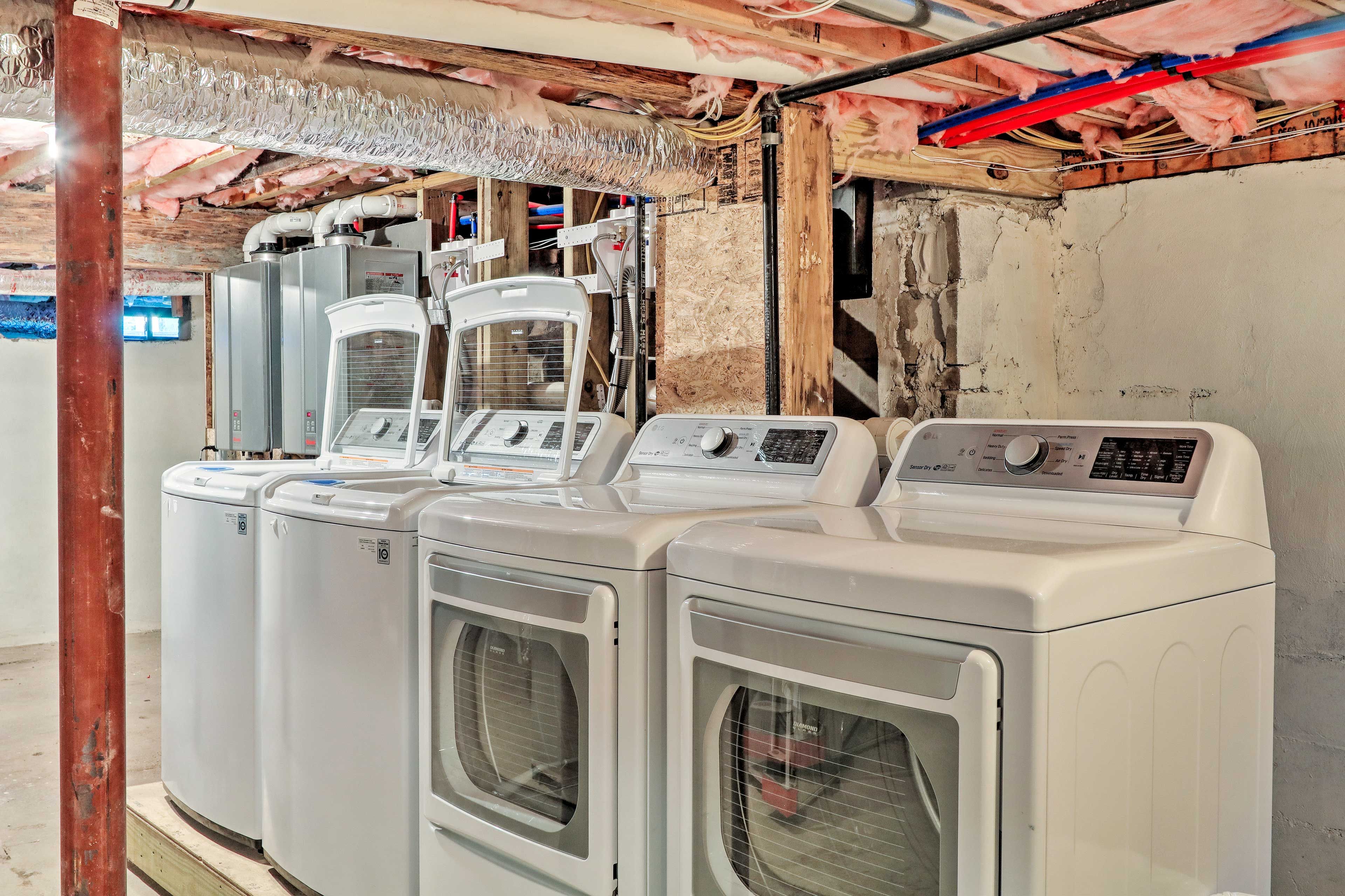 In-Home Laundry | 2 Sets of Washers/Dryers