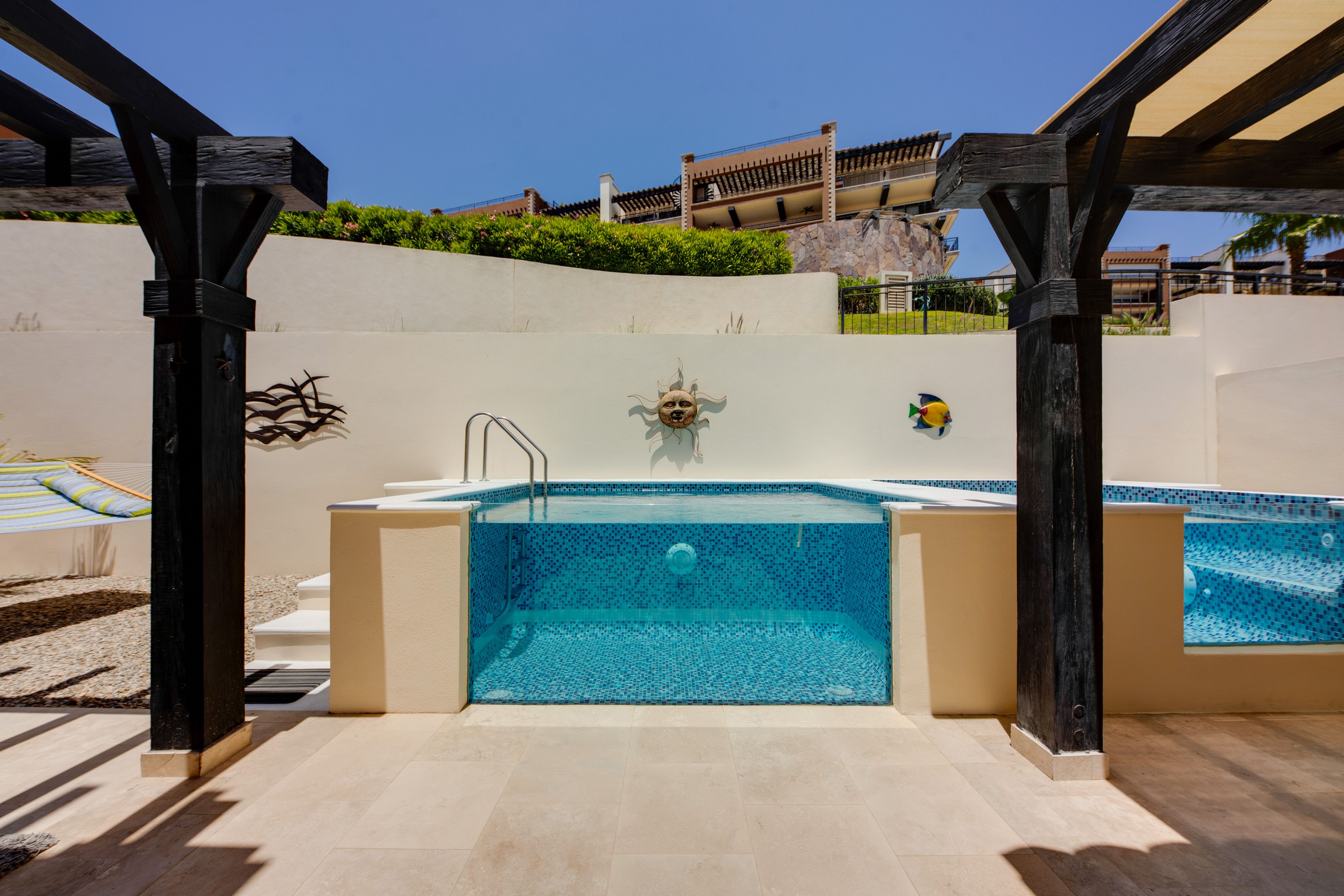 Glass Front Hot Tub & Pool | Access via Bedroom 1