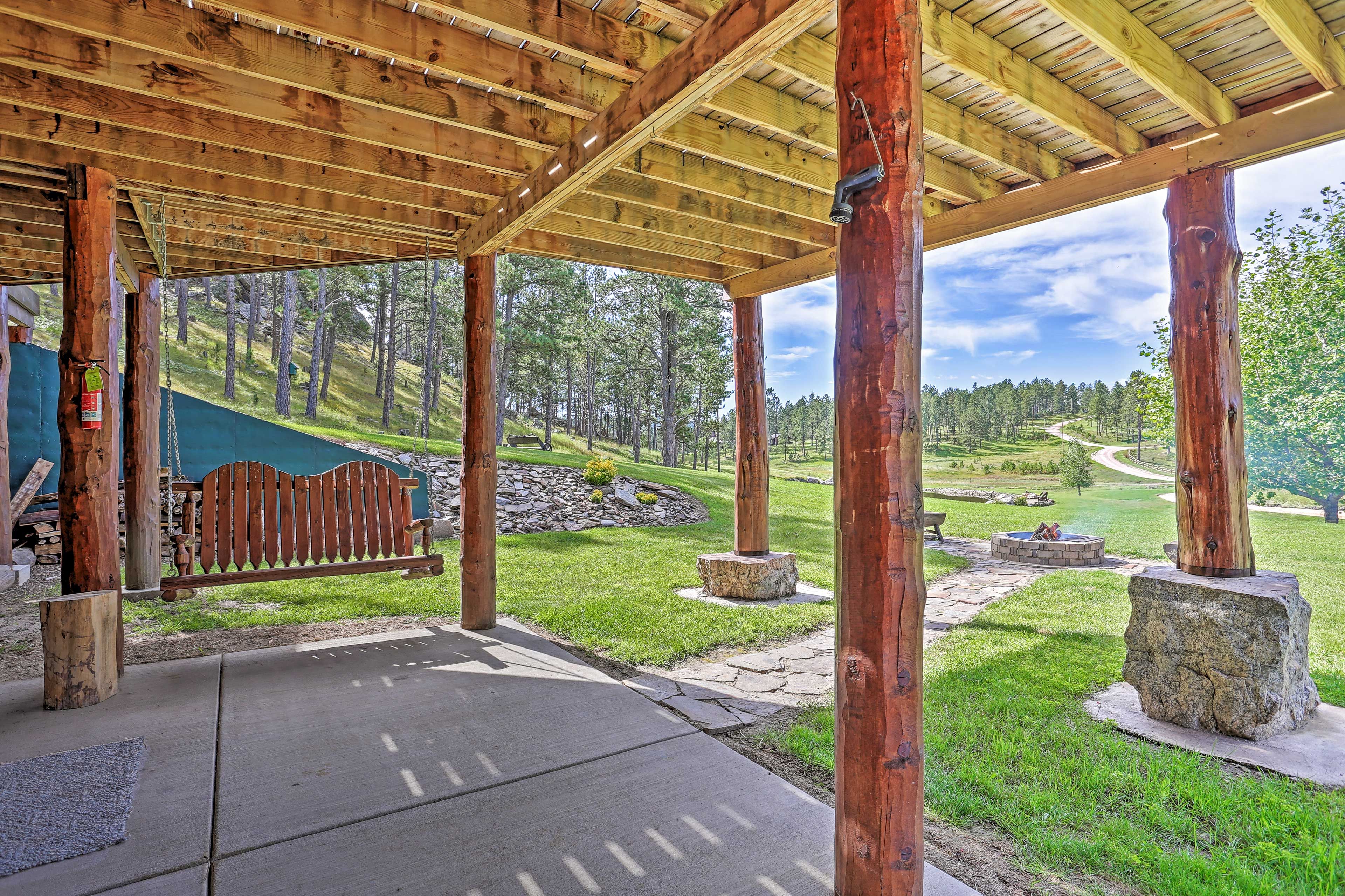 Covered Patio | Hot Tub