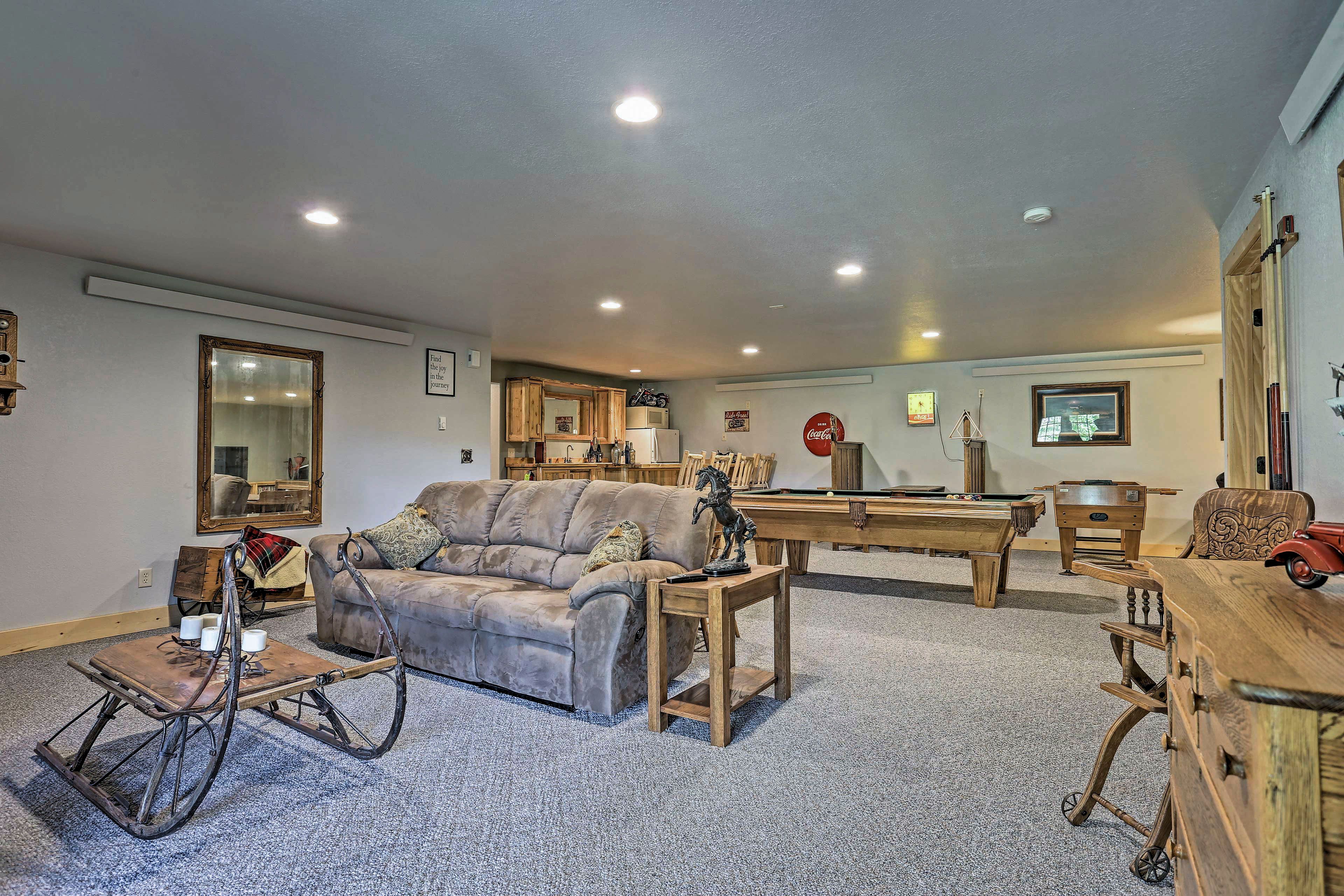 Game Room | Pool Table | Foosball Table | Lower Level