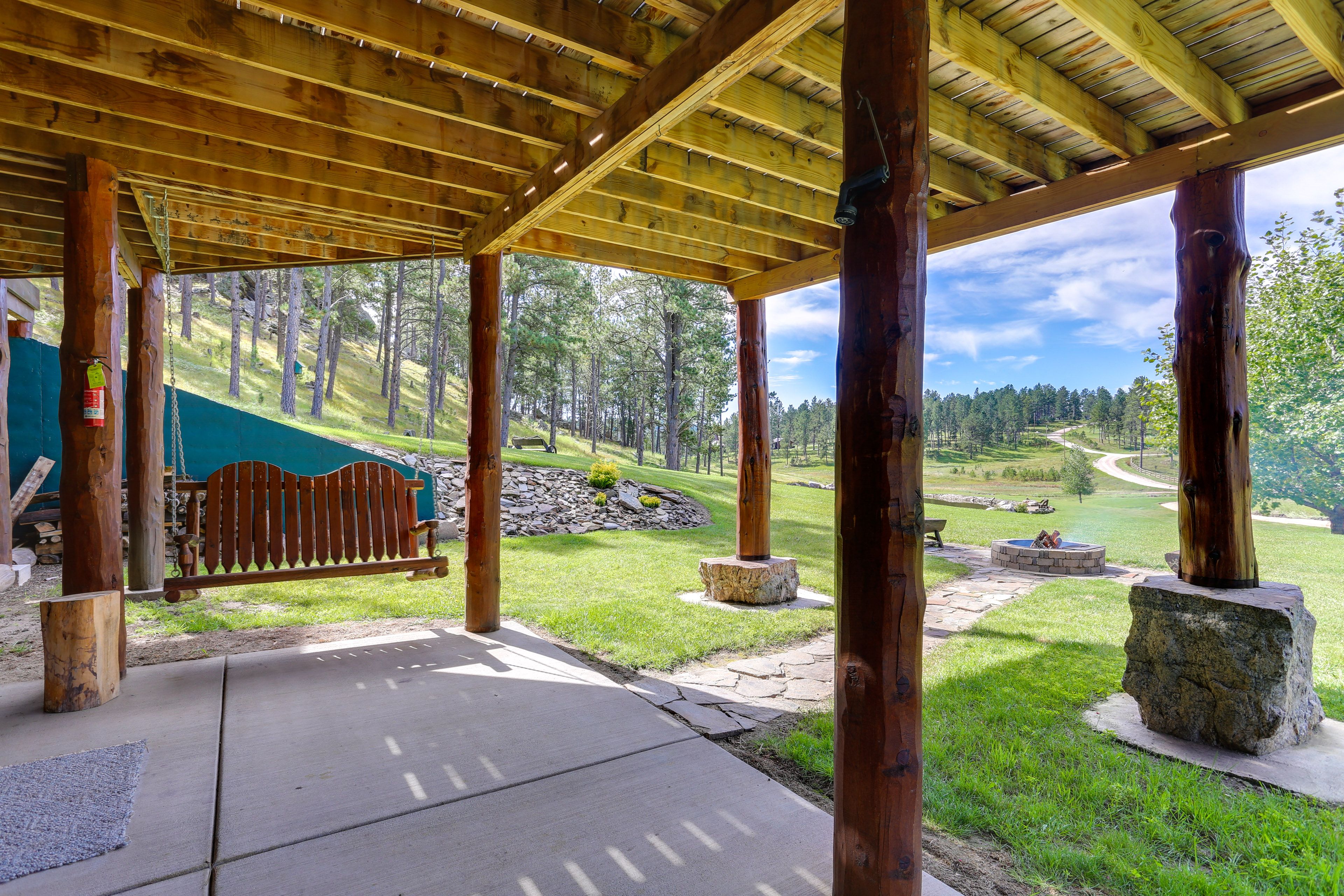 Covered Patio | Hot Tub