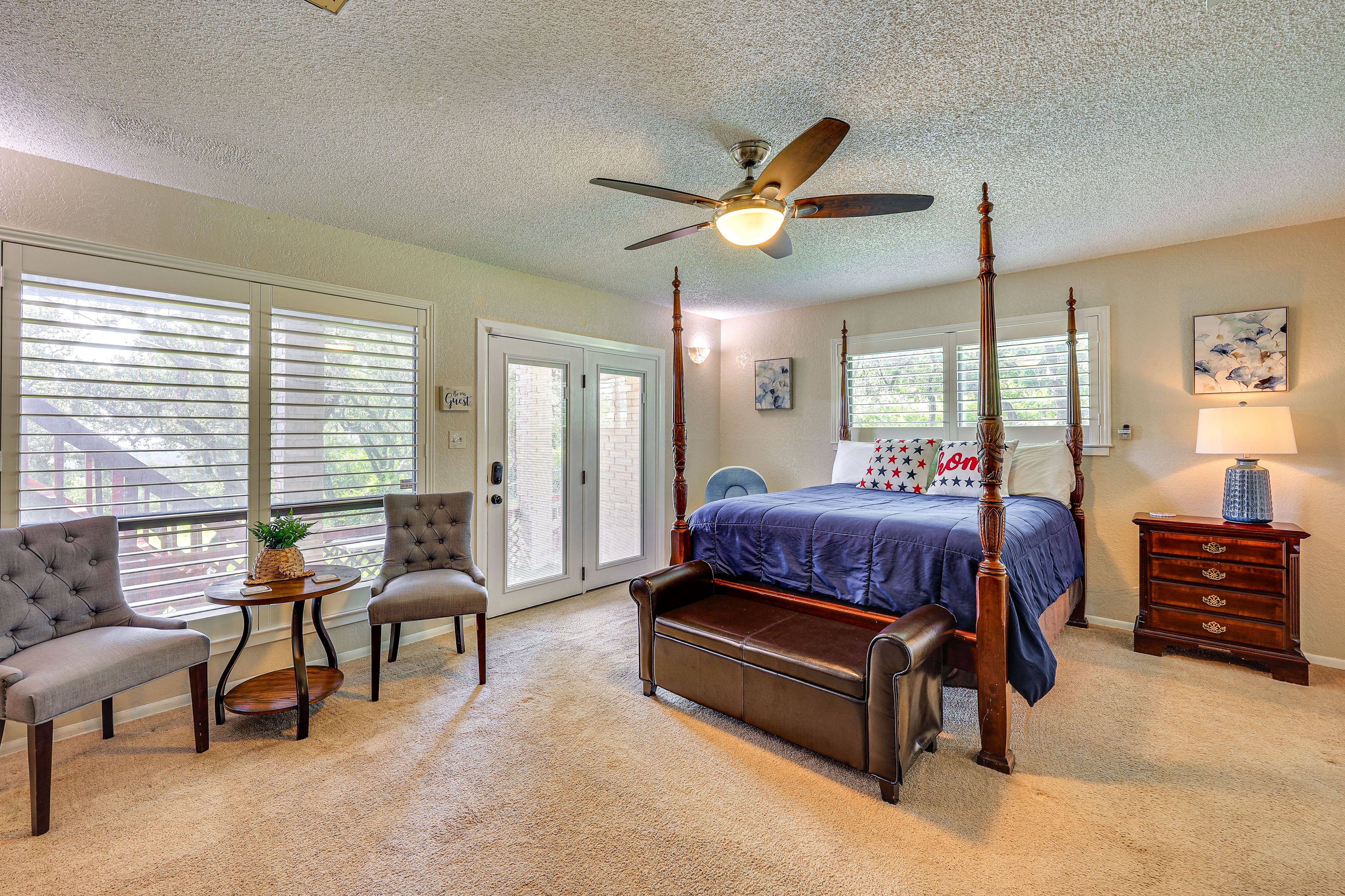 Bedroom 1 | Access to Patio | Smart TV