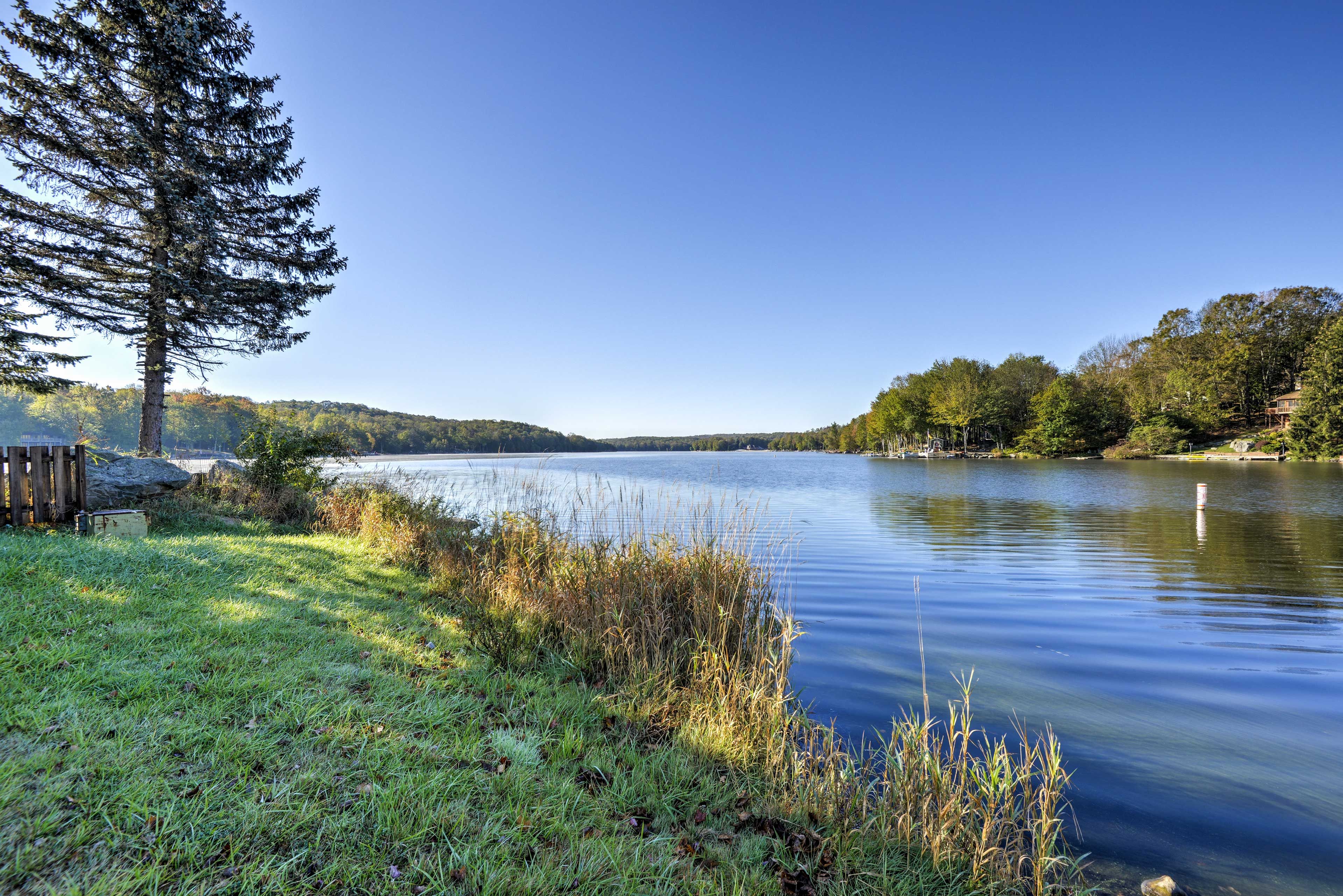 You'll love morning walks along the river.