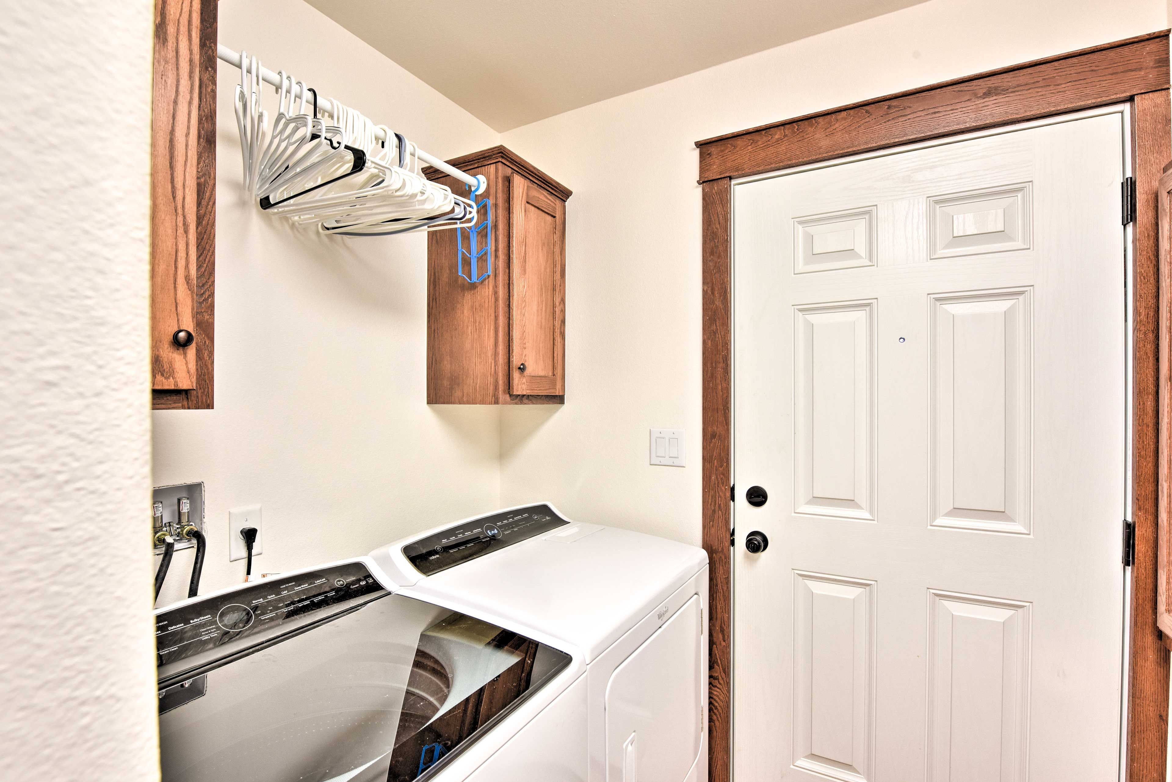 Laundry Room | Full-Sized Washer & Dryer