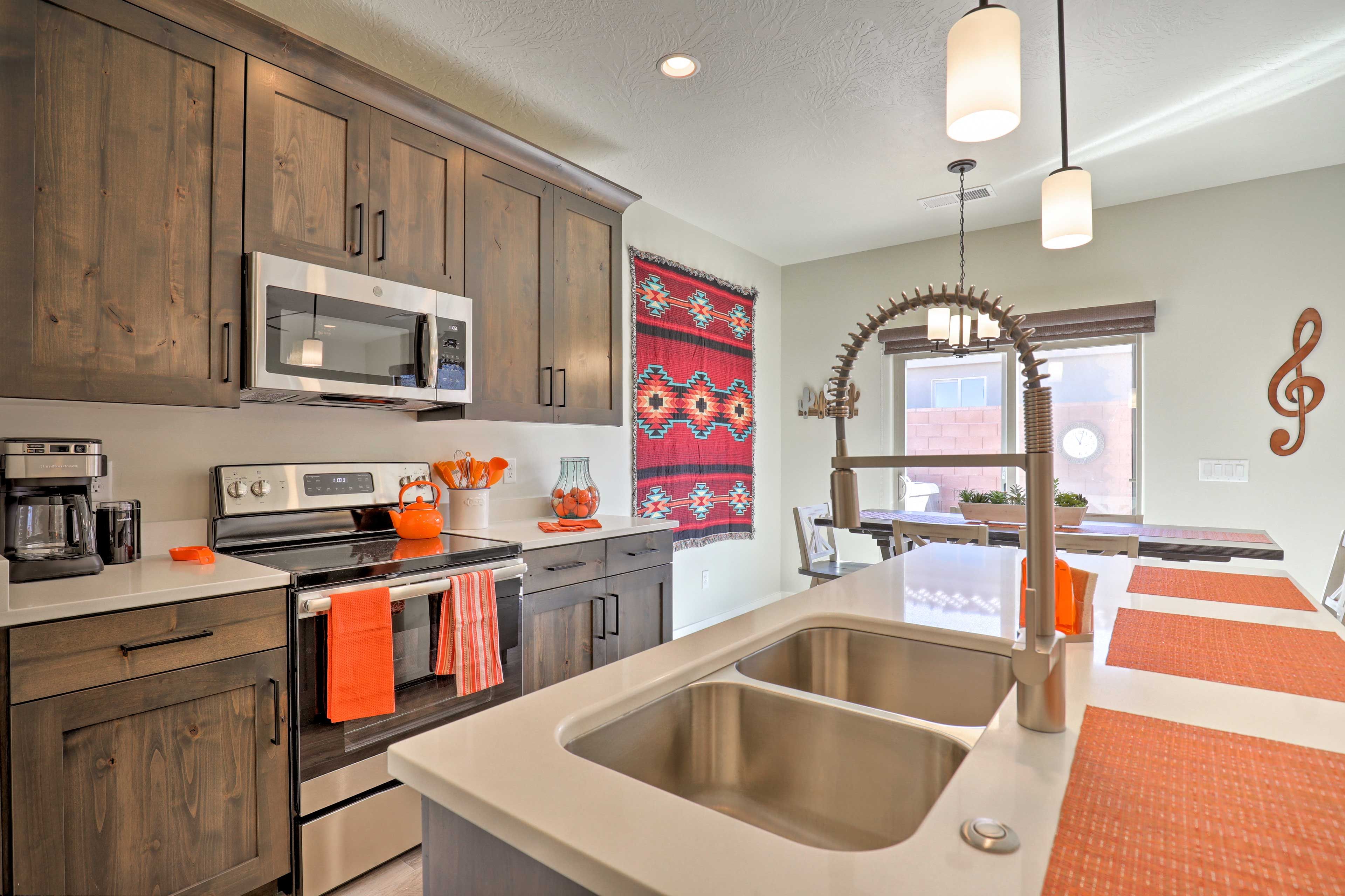 Cooking for a crew of 12 is effortless in this kitchen.