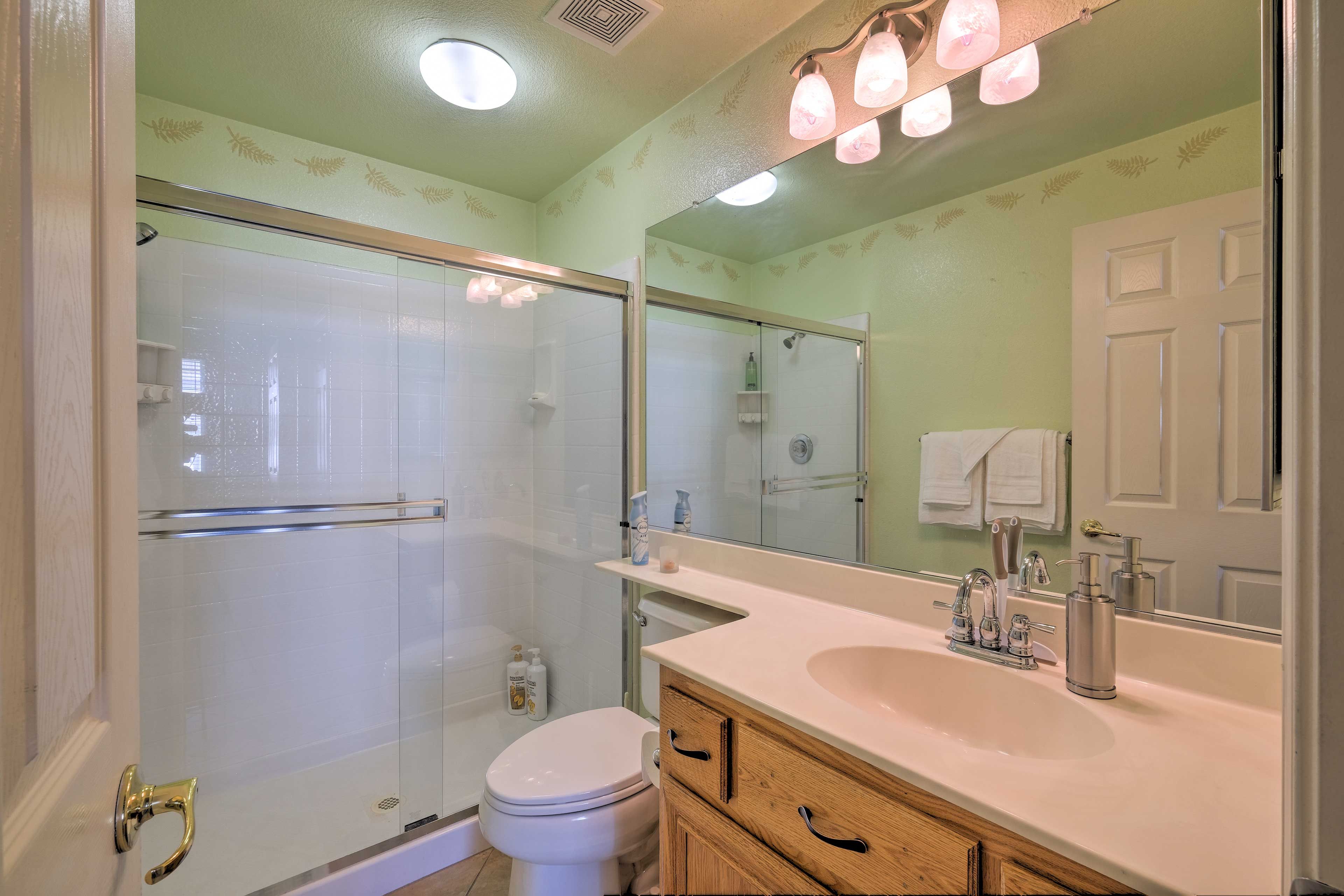 Turn up the heat and enjoy a steamy shower.