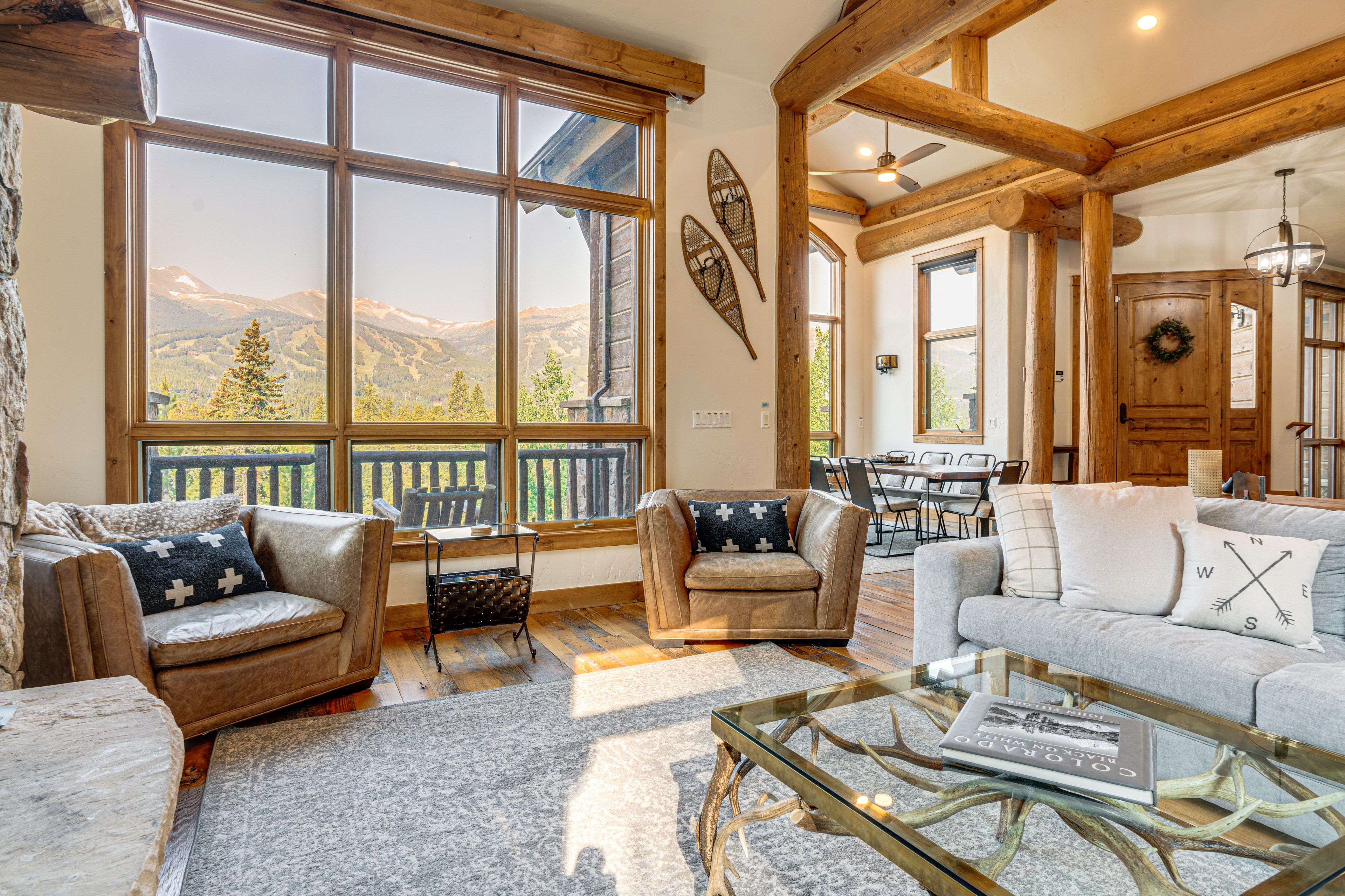 Living Room | Wood-Burning Fireplace