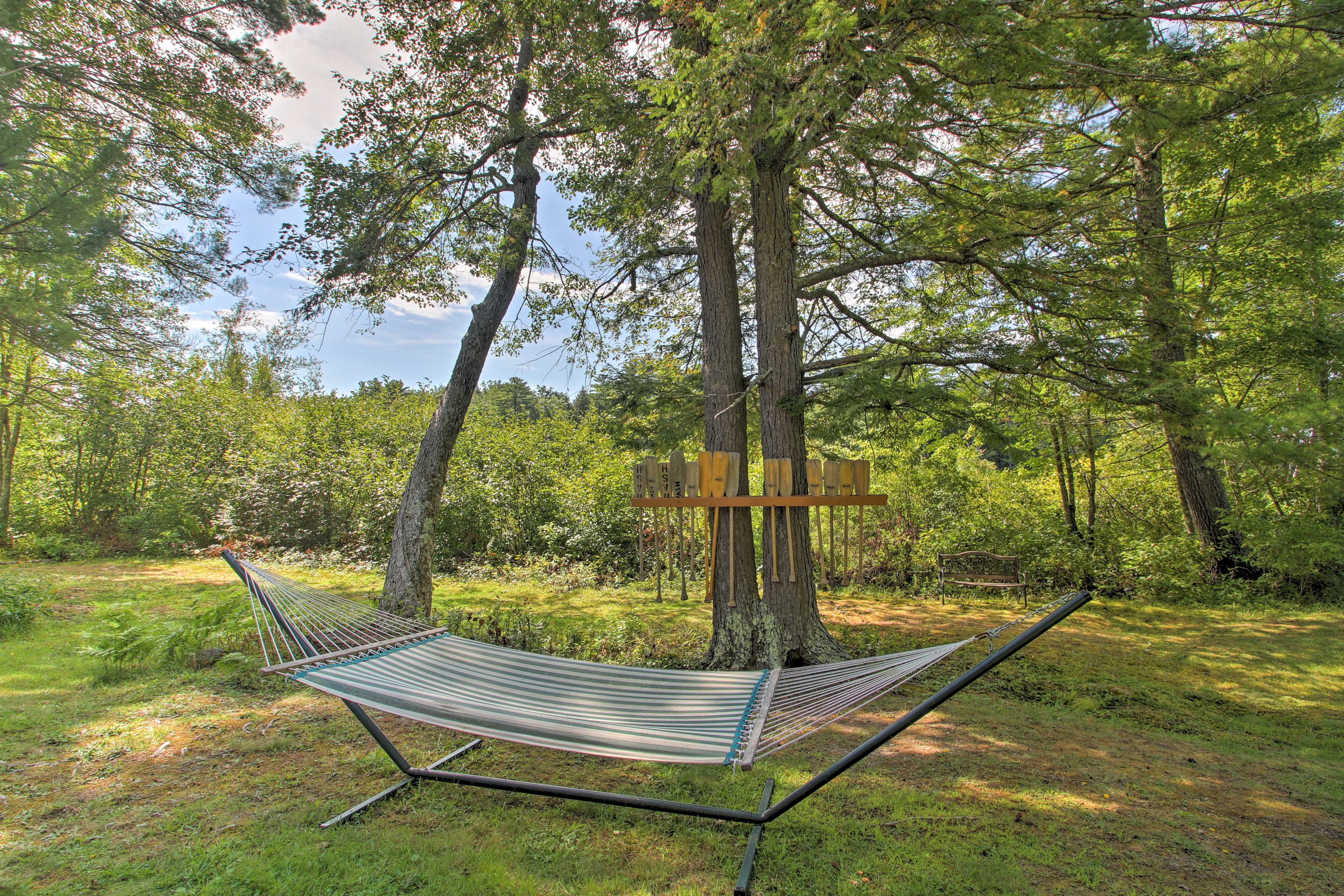 Take a nap in the hammock.