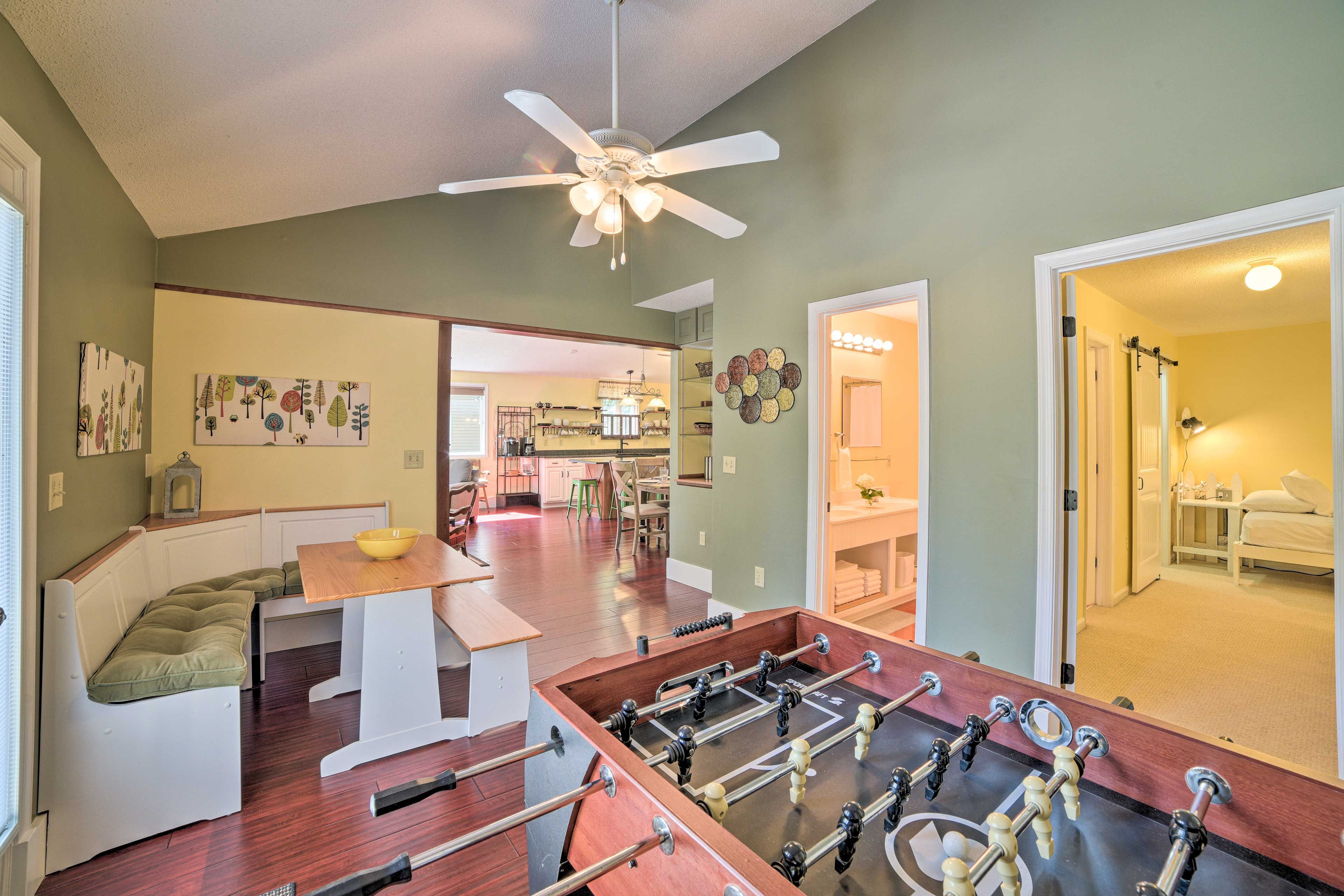 Breakfast Nook | Foosball Table | 2nd Floor
