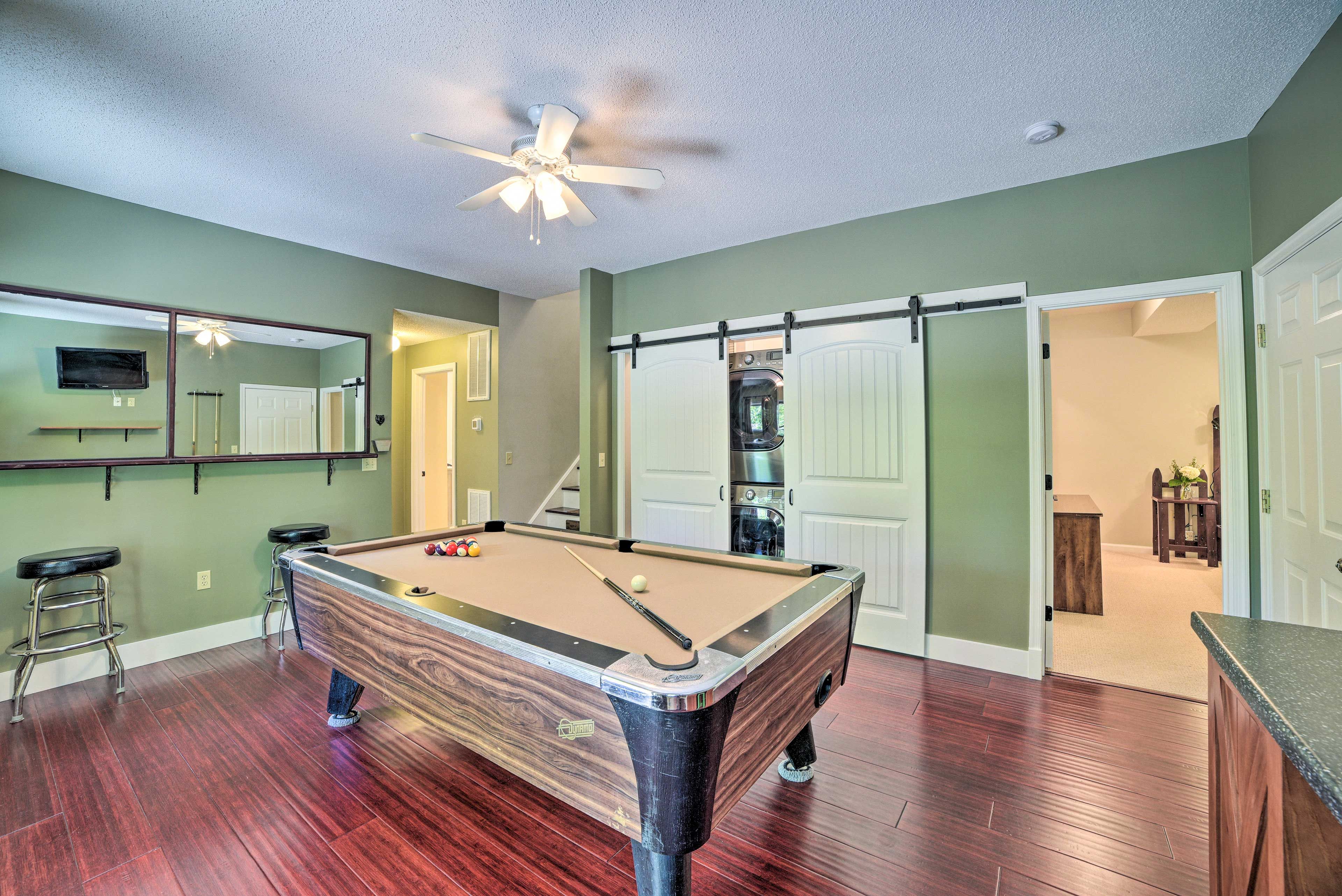 Game Room | In-Unit Laundry Machines | 1st Floor