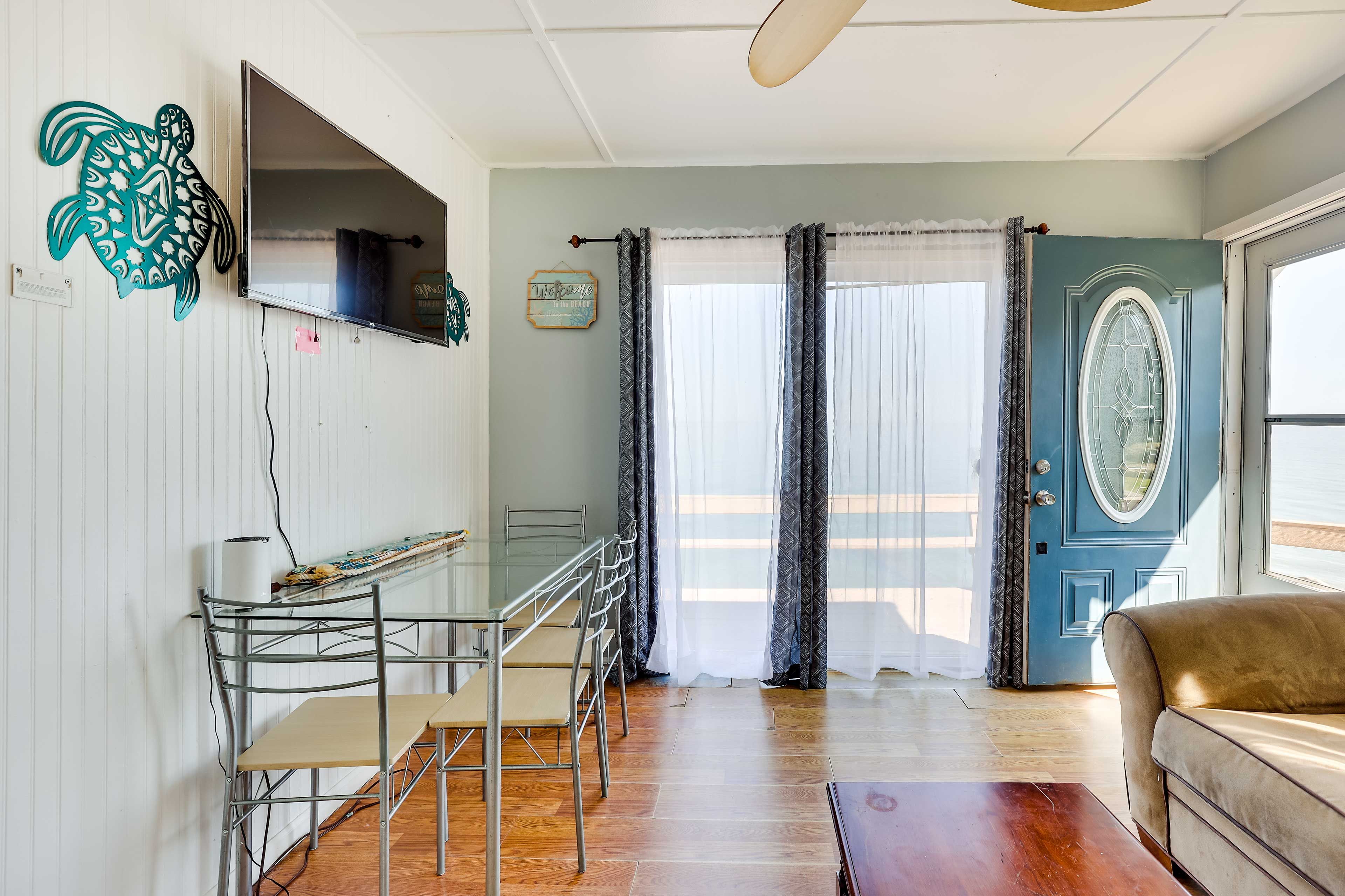 Dining Area | Dishware & Flatware Provided | Window A/C Units