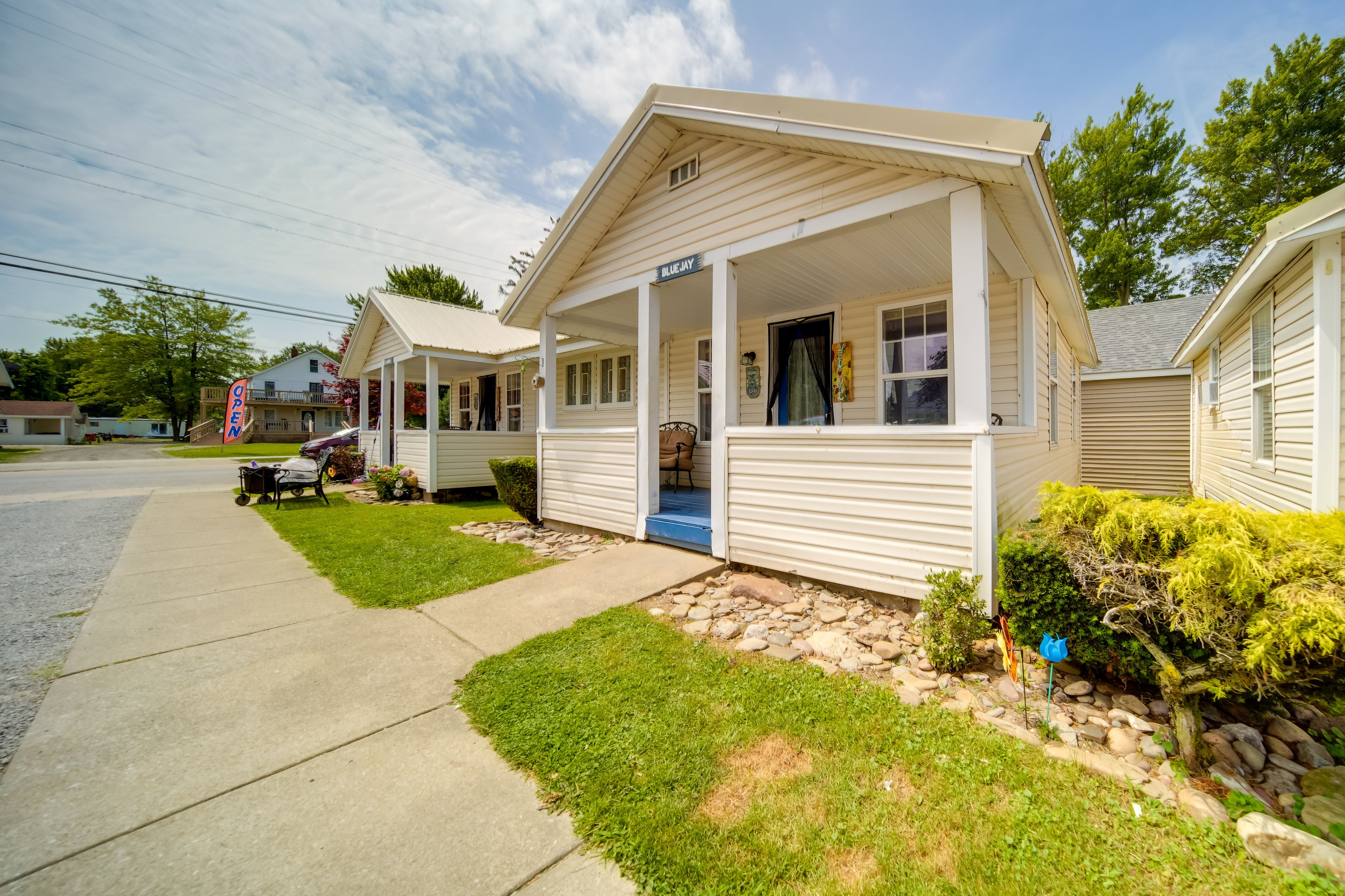 Cottage Exterior | Gravel Lot (1 Vehicle) | Free Street Parking