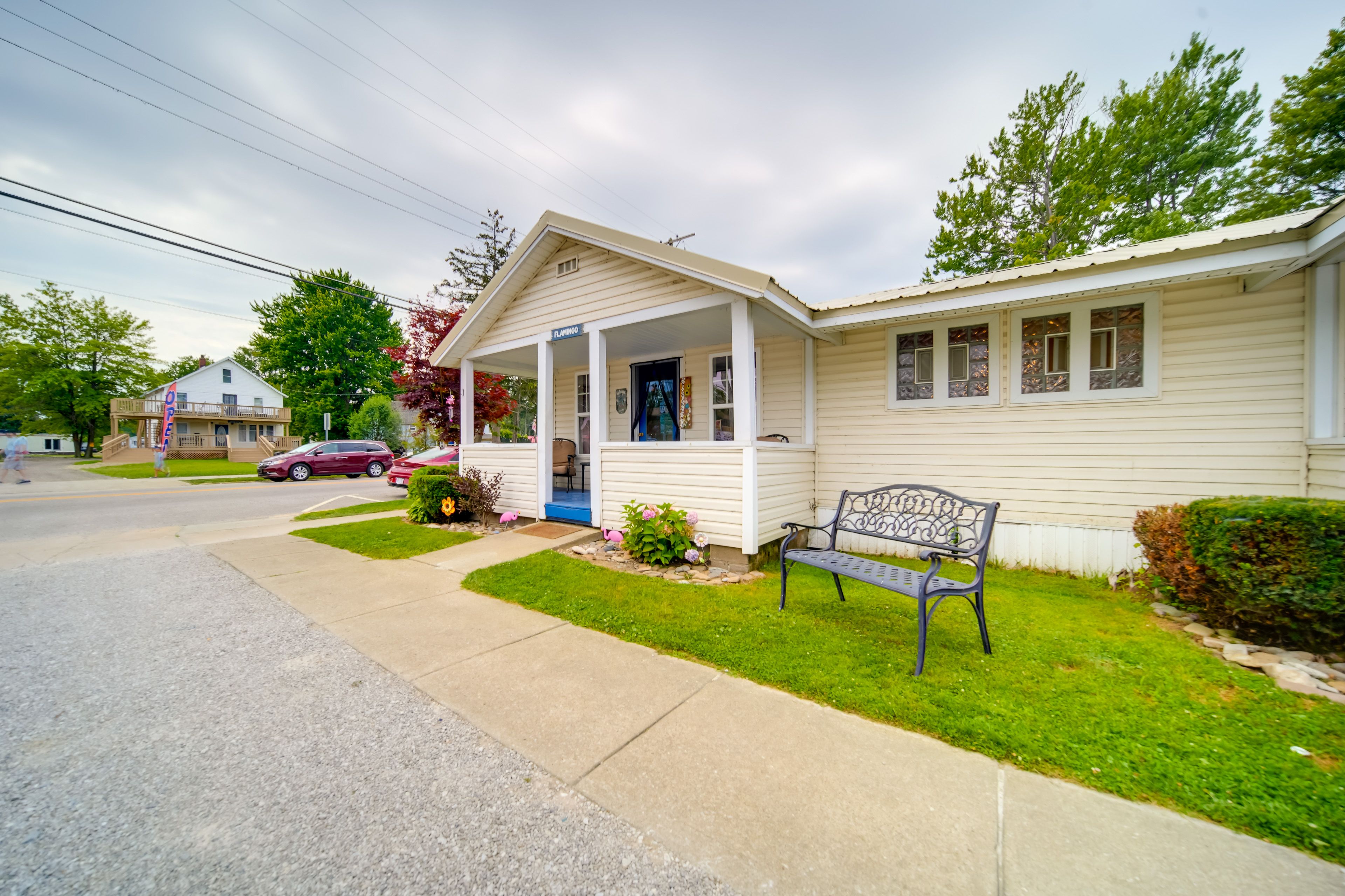 Cottage Exterior | Gravel Lot (1 Vehicle) | Free Street Parking