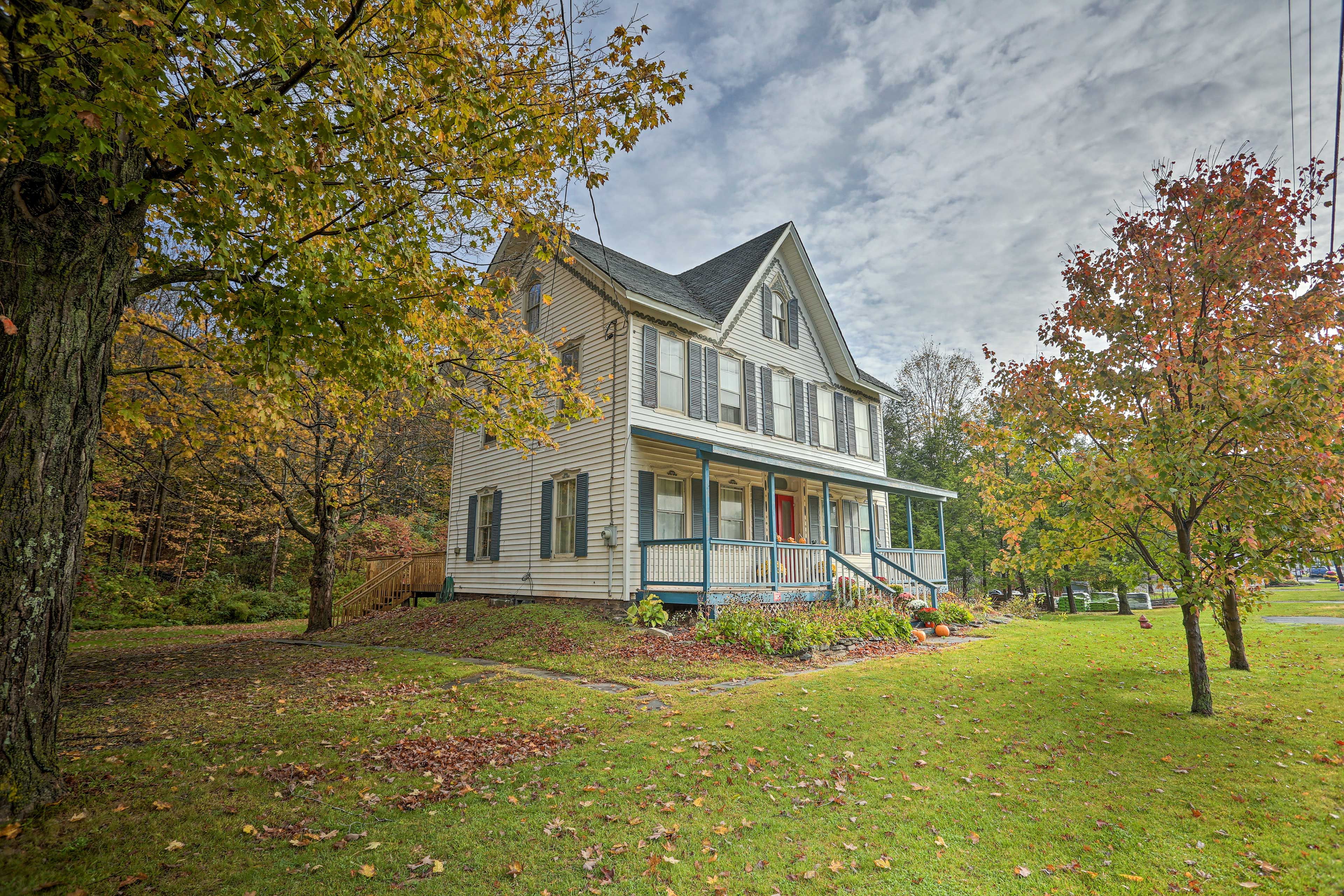 Spring, summer, fall, or winter, this Windham home is the perfect getaway.