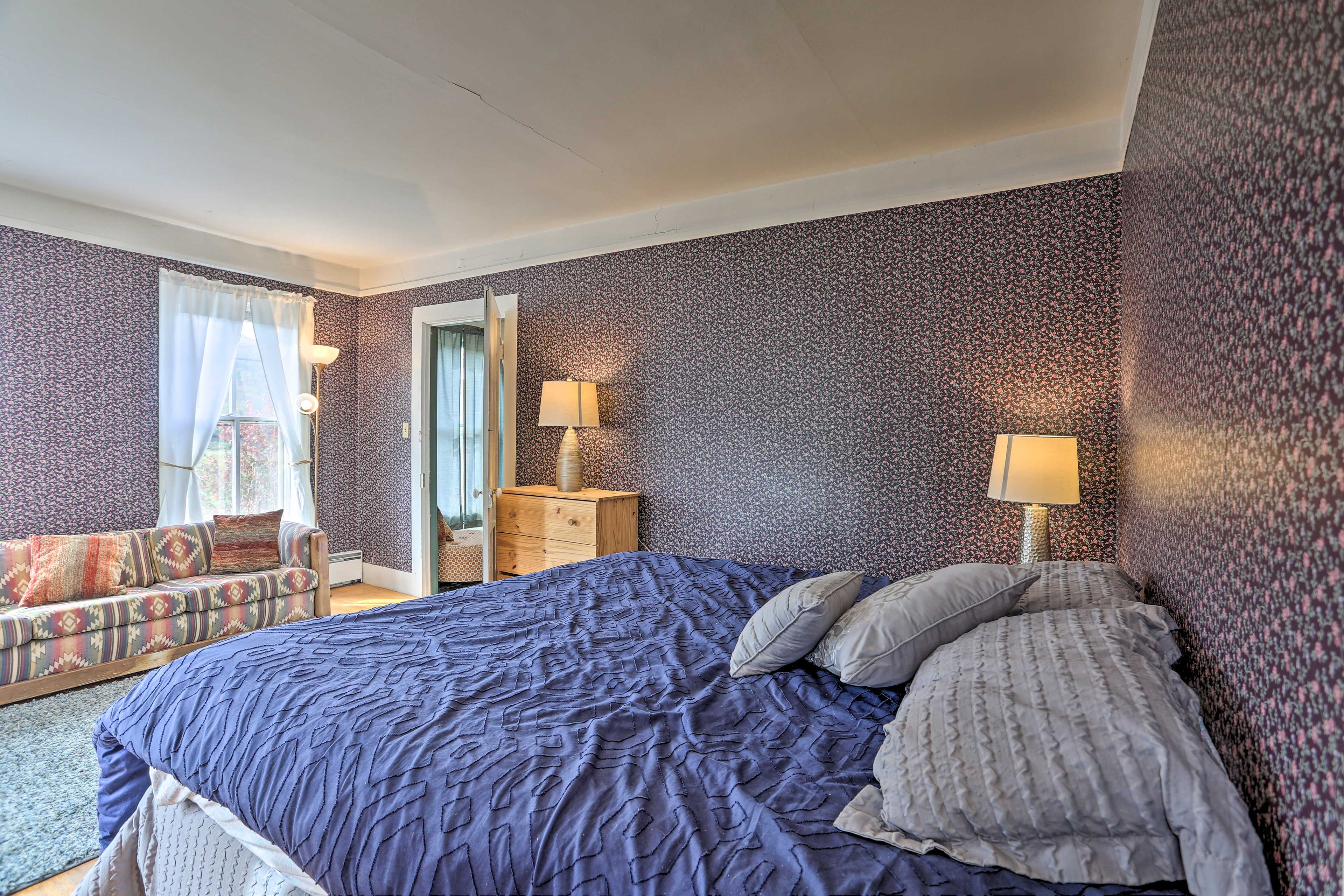 Claim this king bed as your own!