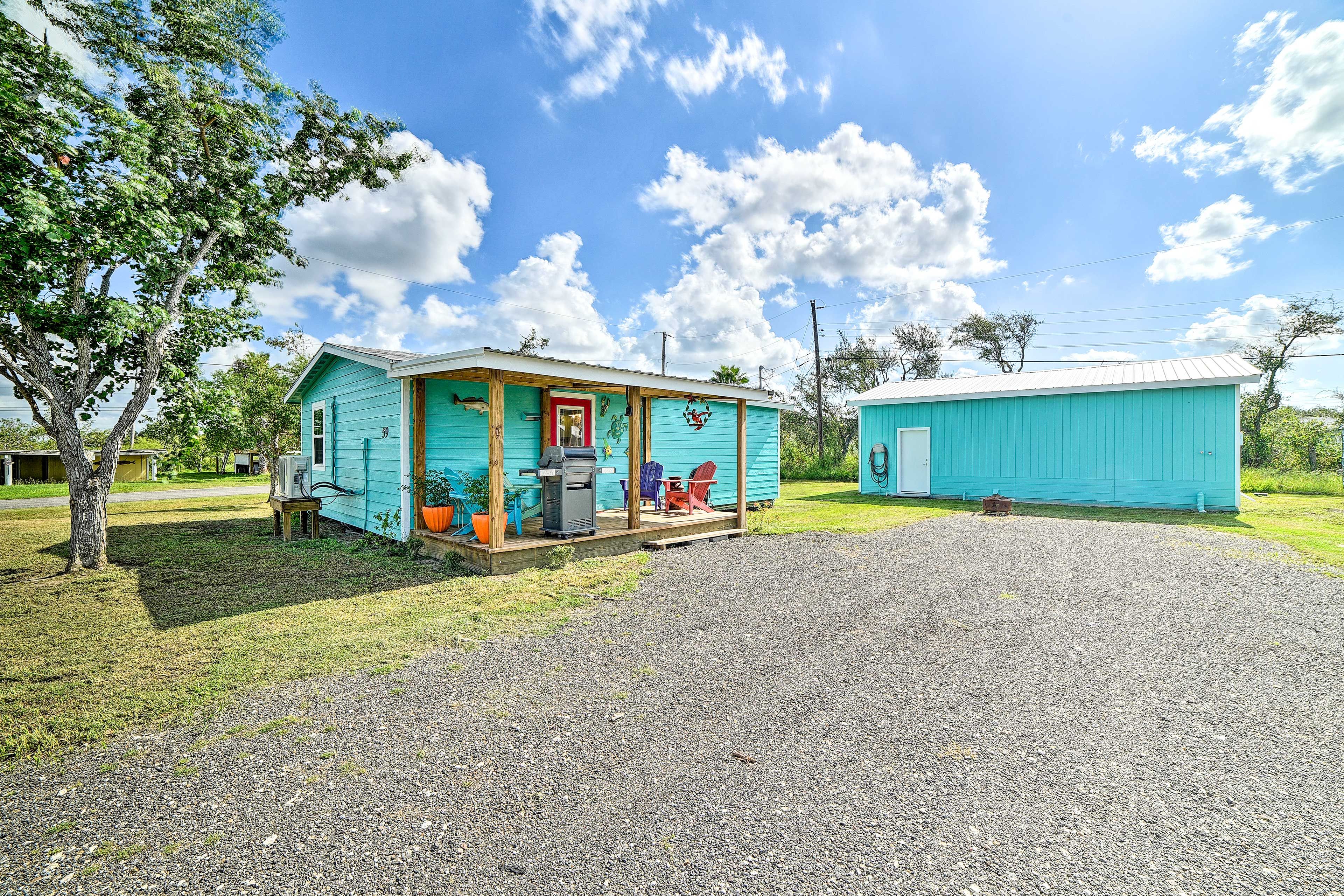 Rockport Vacation Rental | 2BR | 1BA | 642 Sq Ft