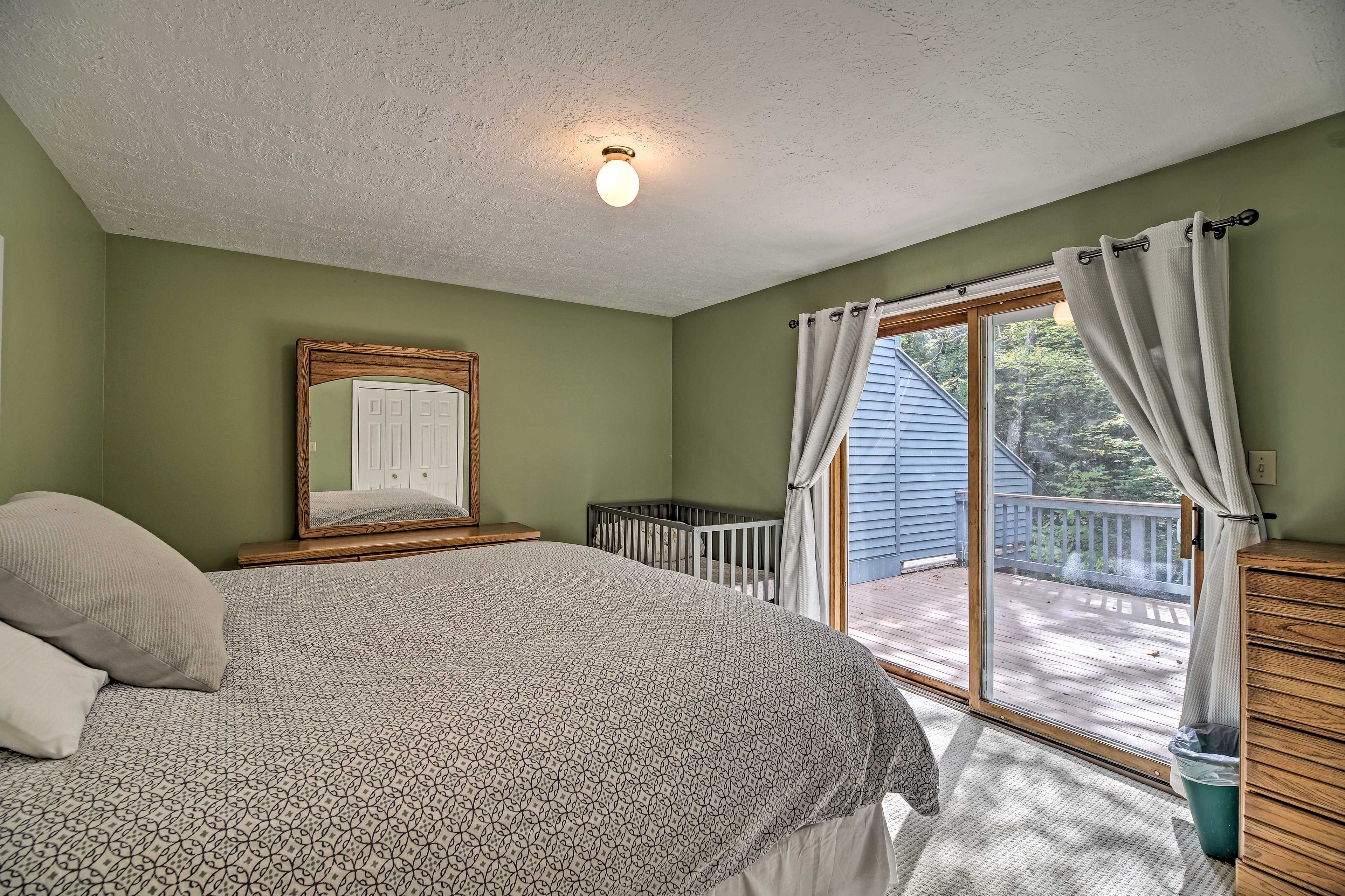 Bedroom 1 | King Bed | Crib Available