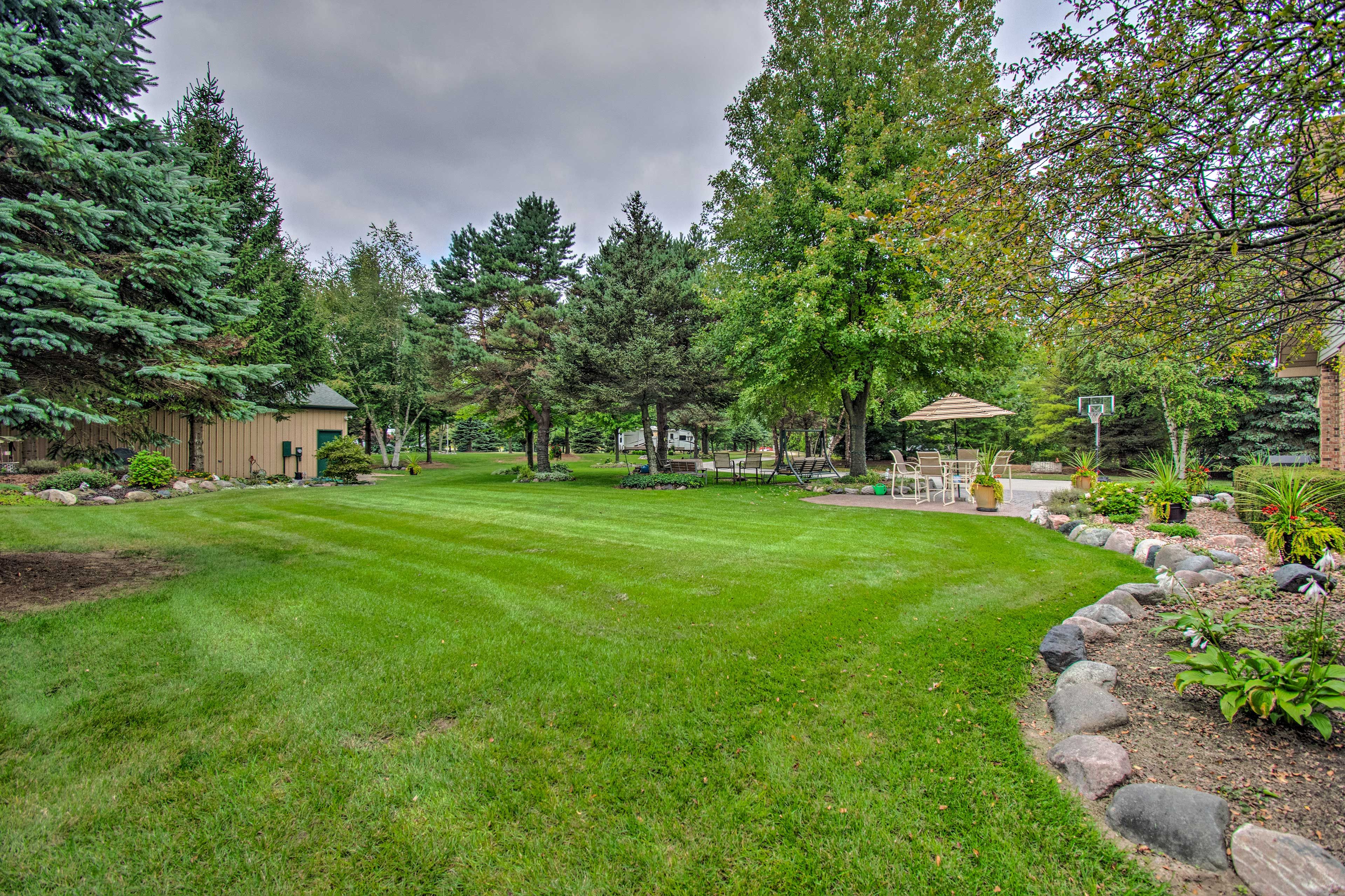This home will have you outdoors with the large yard space.
