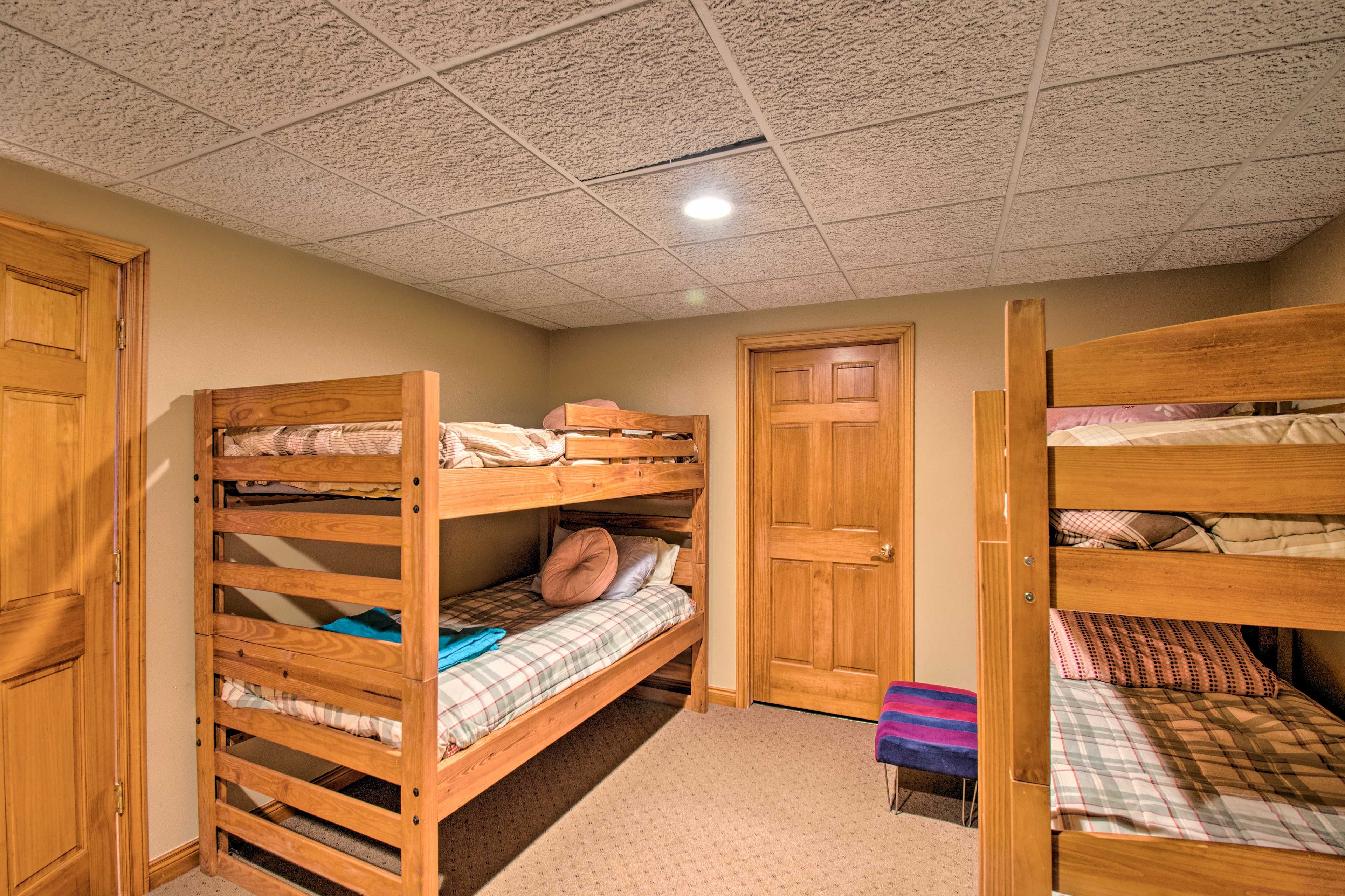 Throw it back to camp days with the bunk bedroom.