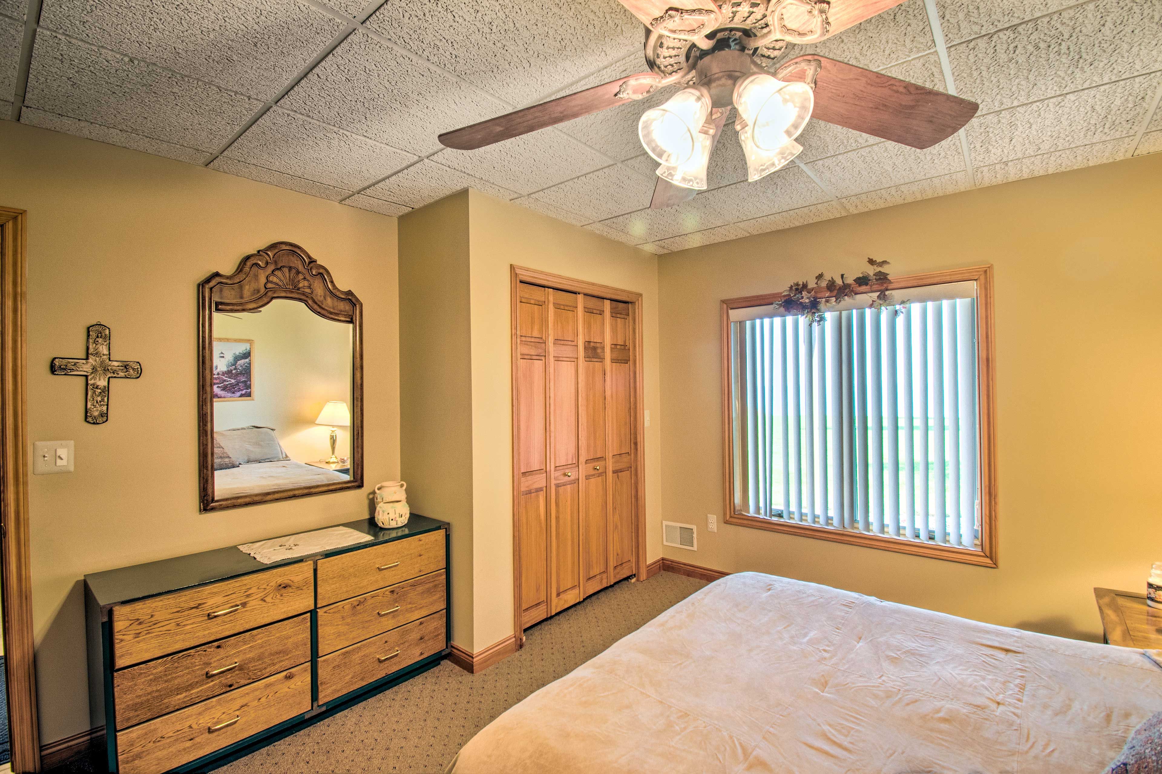 Feel at home and unpack your things during your stay.