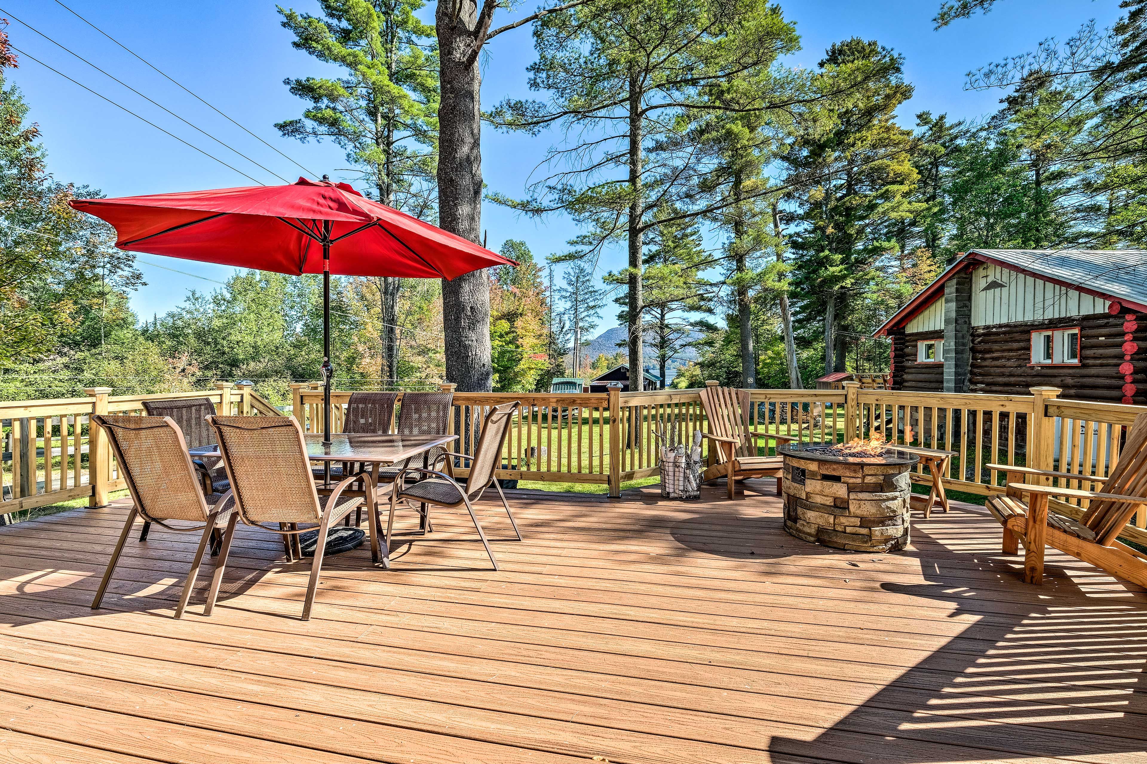 Furnished Deck | Fire Pit | Outdoor Dining