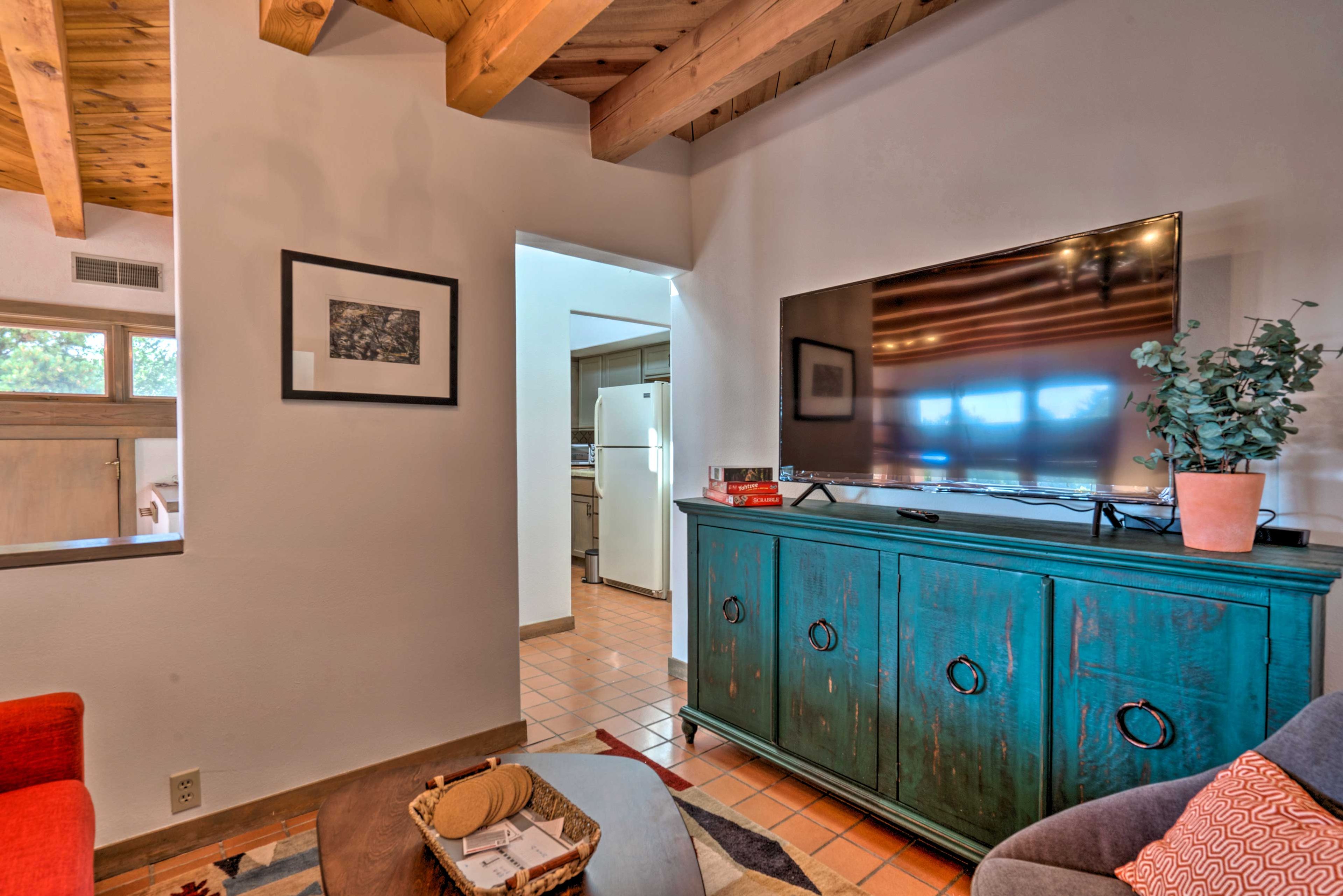 Break out one of the provided board games for a night of endless family fun.