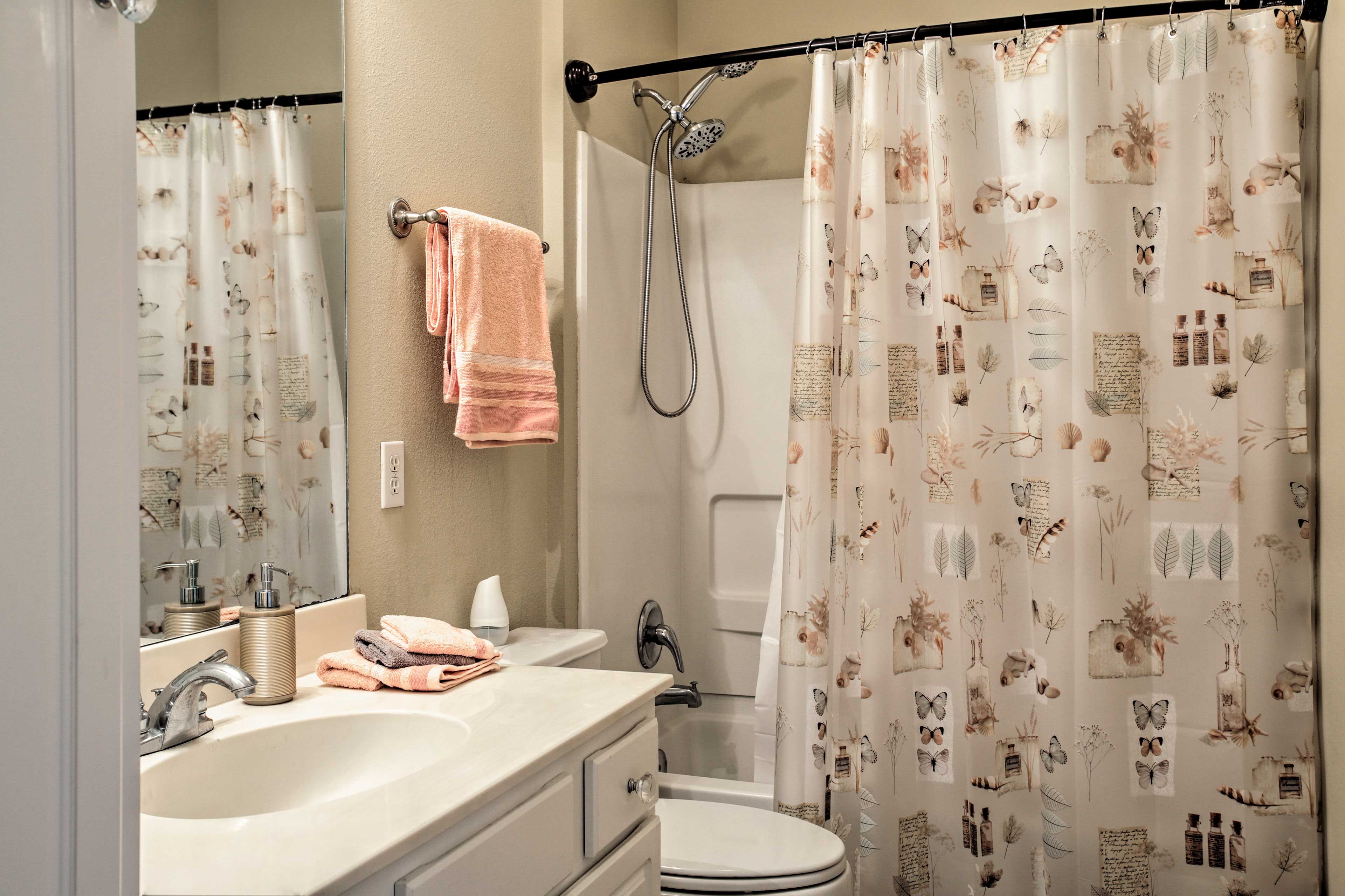 Wash away the day before climbing into bed.