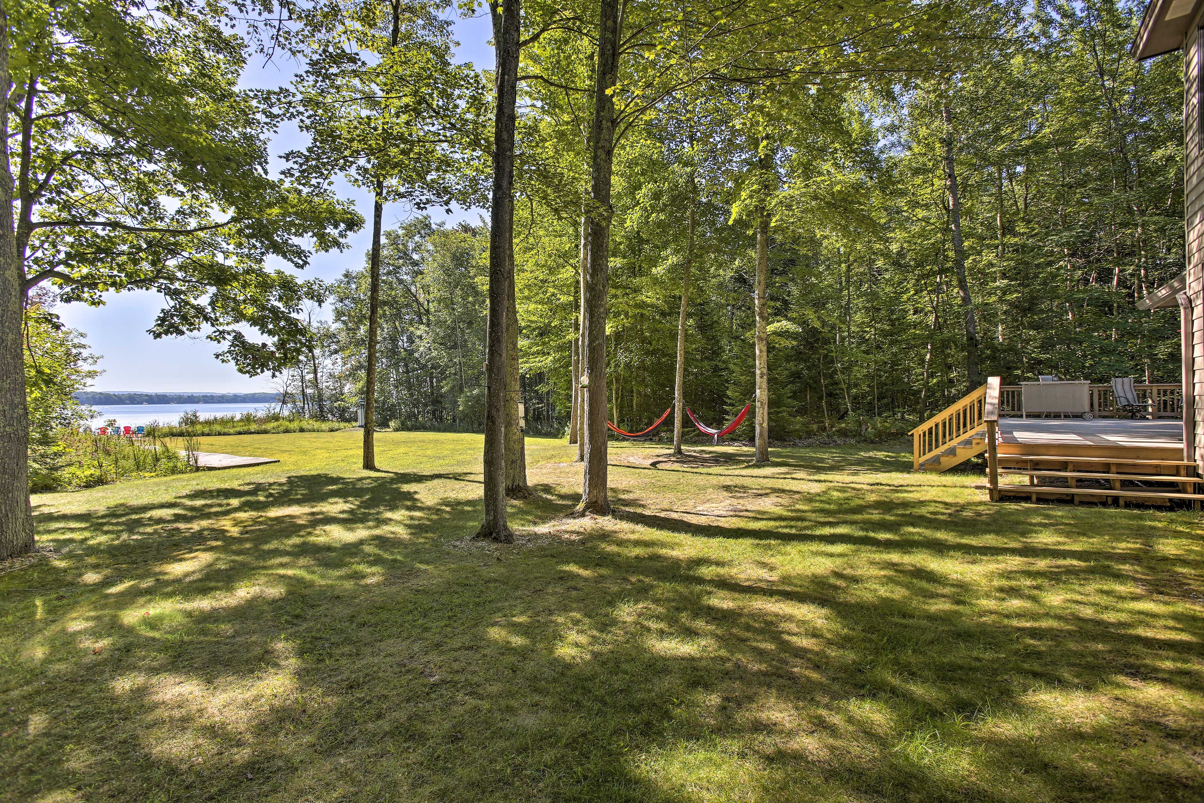 This home features a peaceful outdoor space.