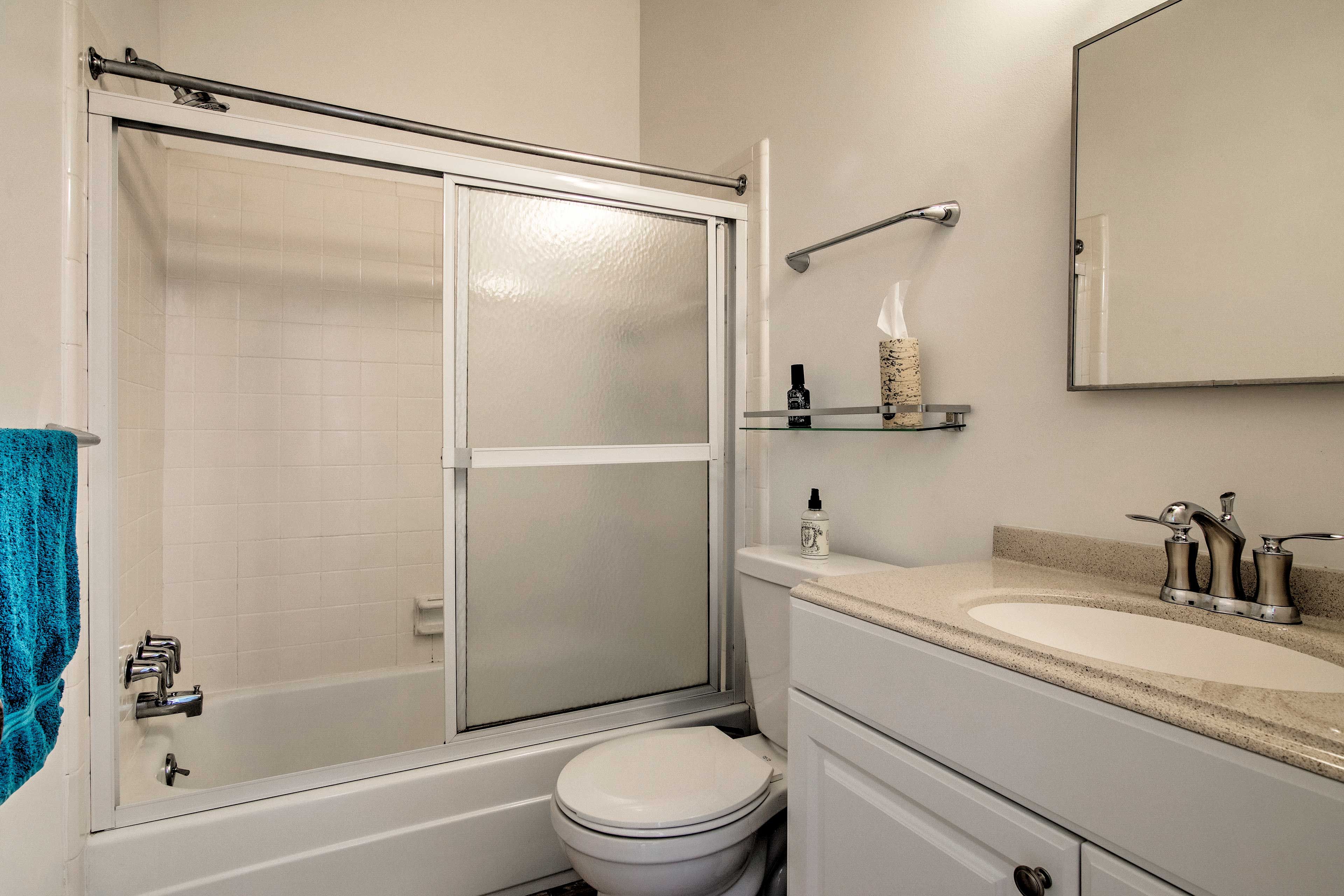 Wash the salt and sand off before a night out on the town!