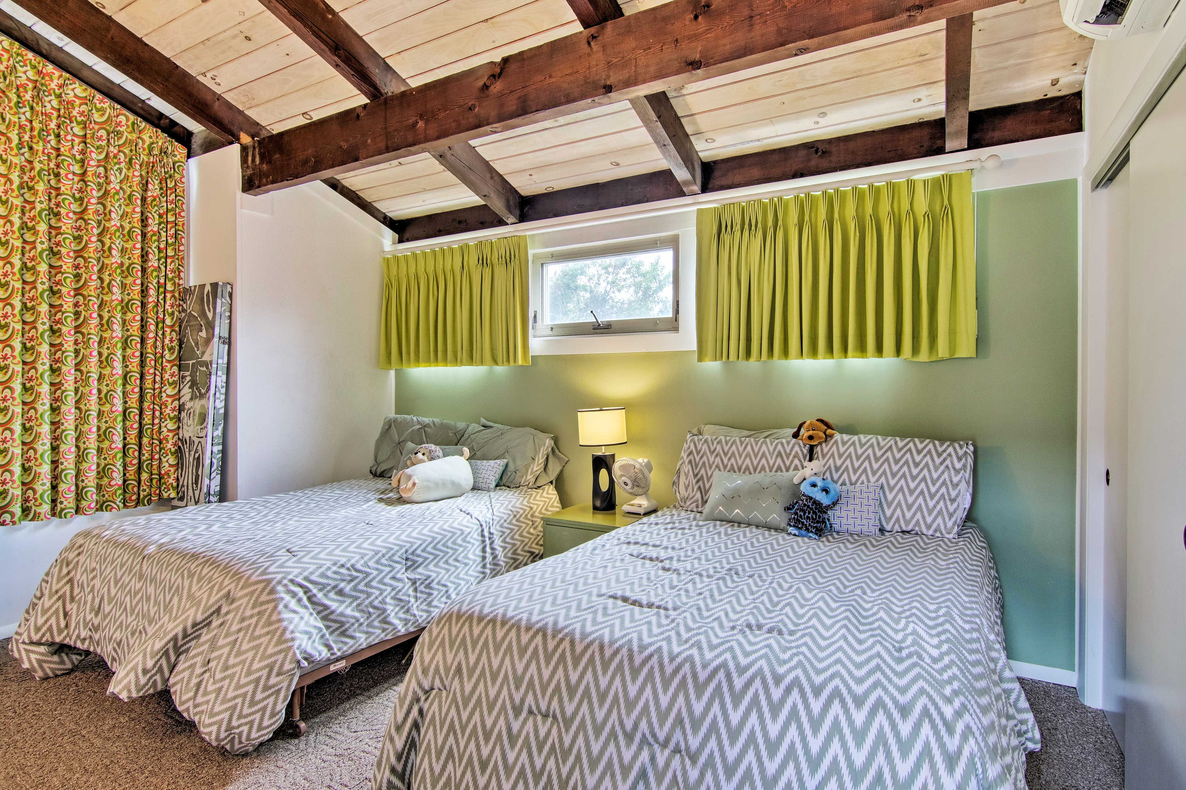 Fall fast asleep under the authentic exposed beams.