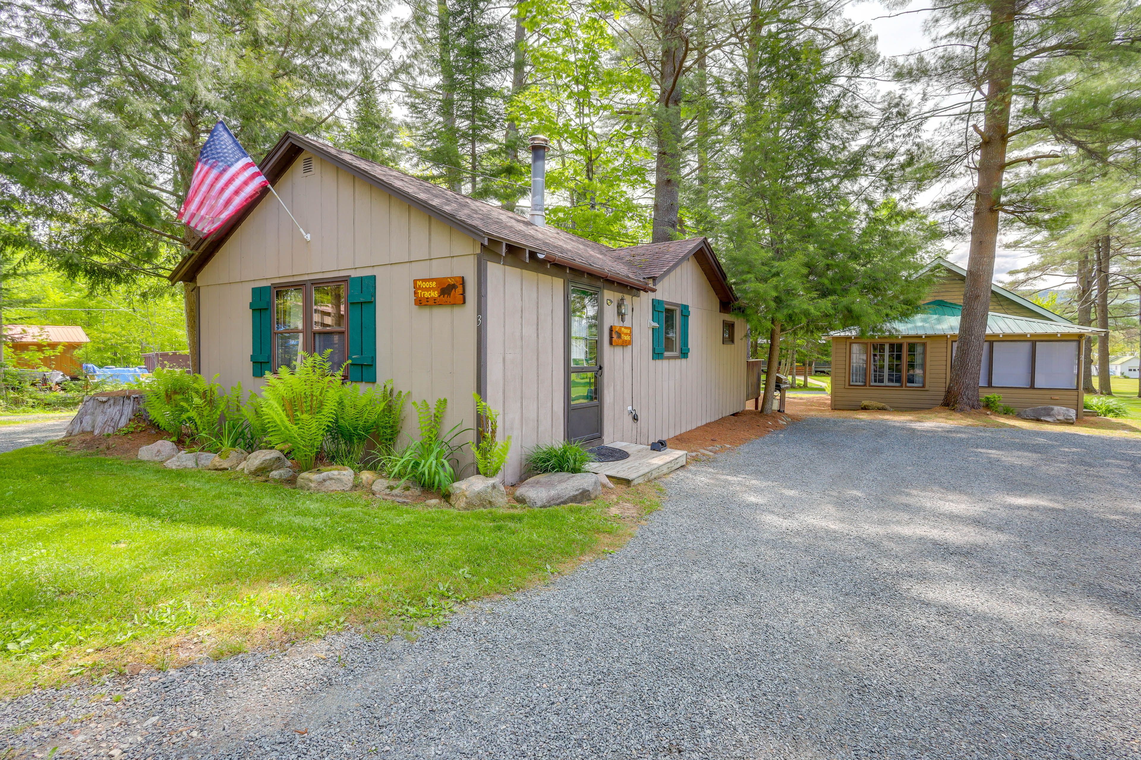 Speculator Vacation Rental | 2BR | 1BA | 900 Sq Ft | 2 Steps to Enter
