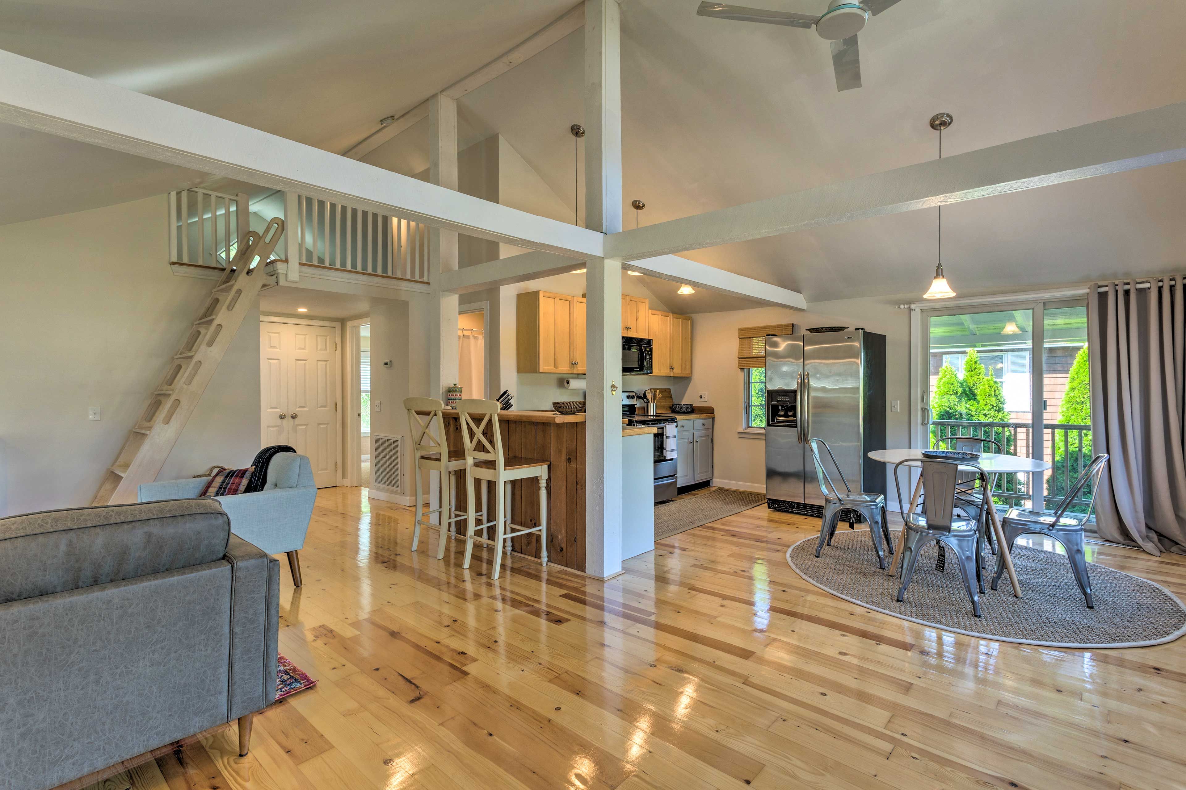 The property is newly updated and features all the comforts of home.
