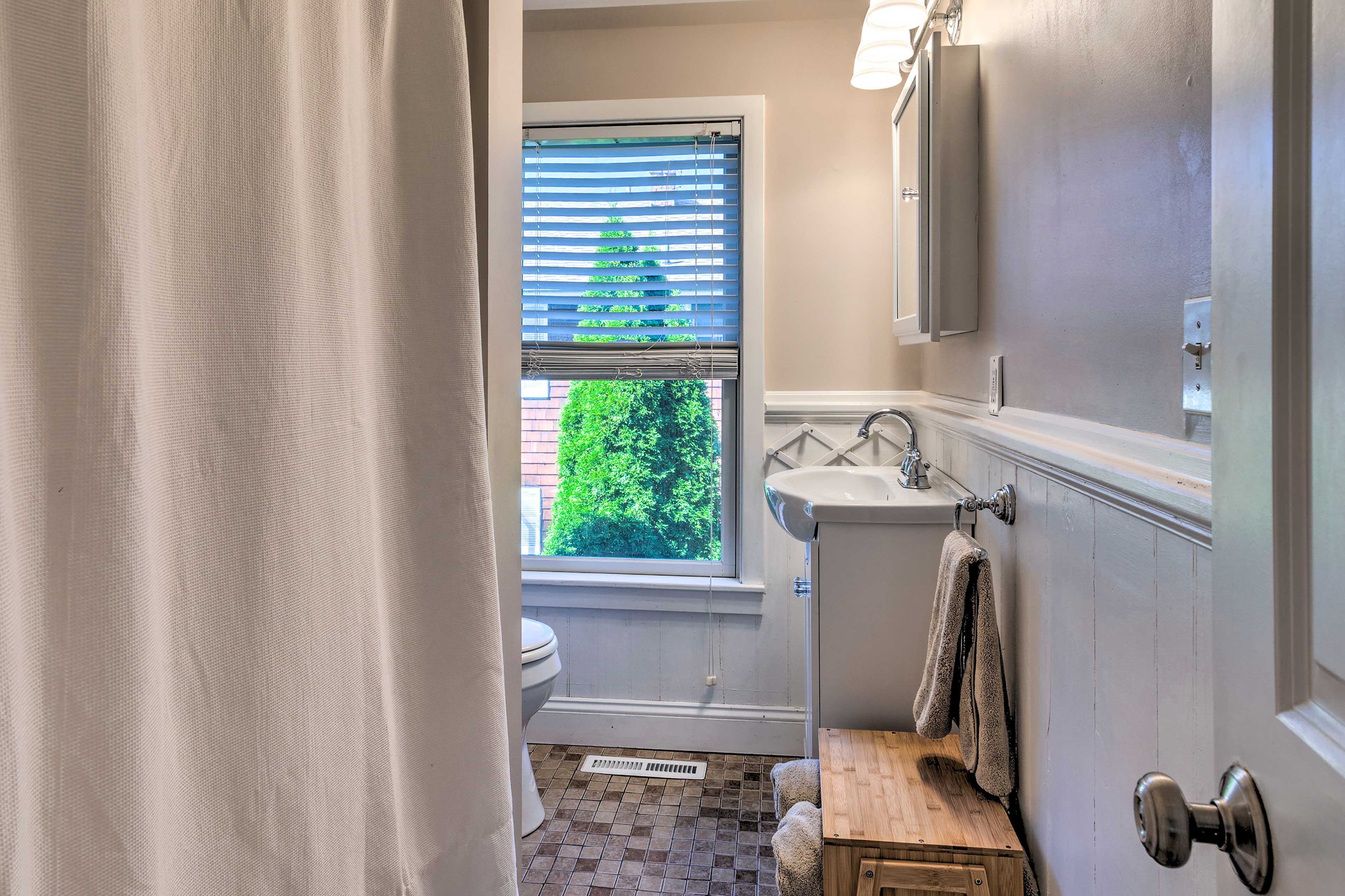 The home features 1 full bathroom and 1 half-bath.