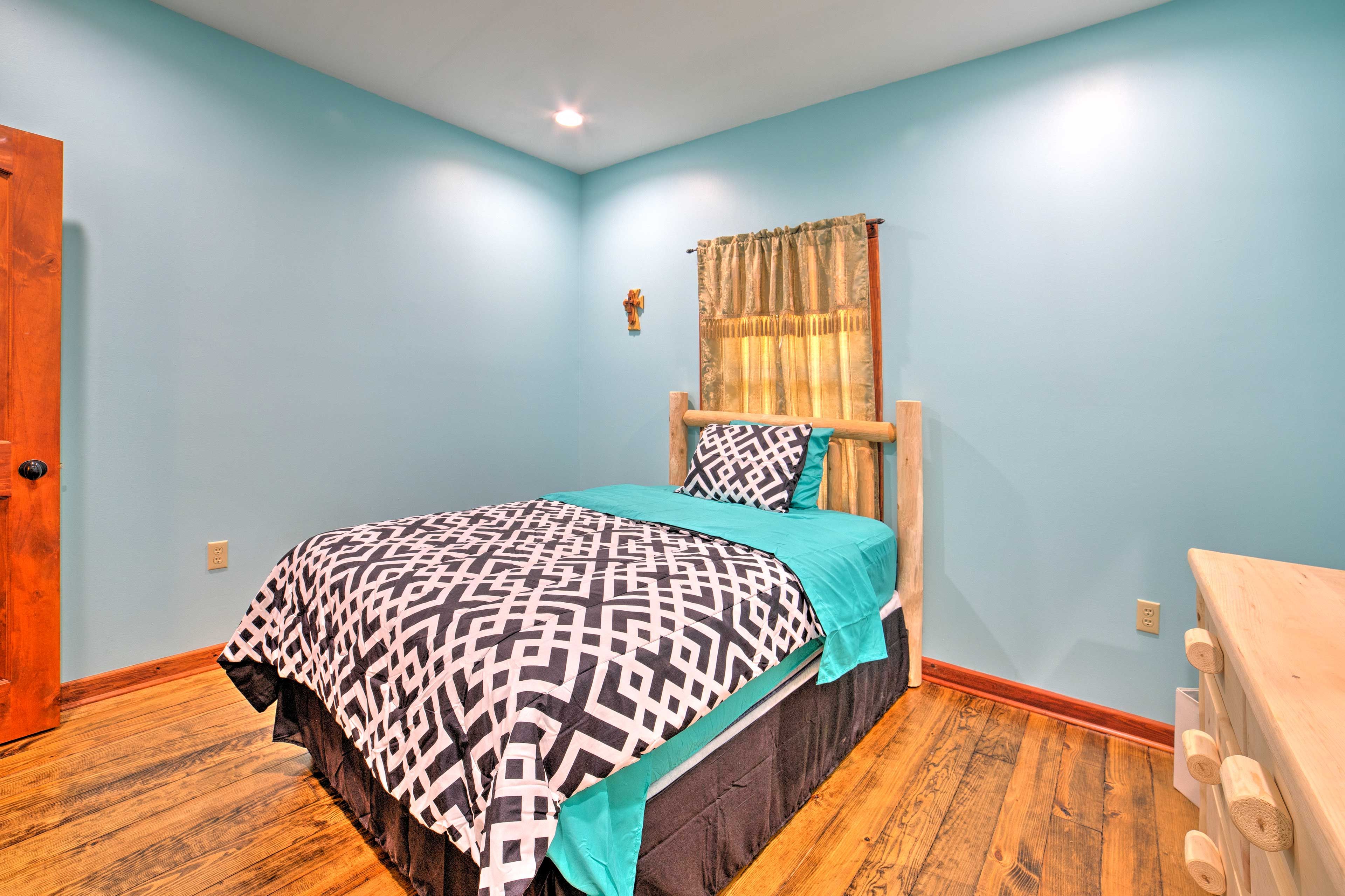 Bedroom 2 | Full Bed | Wall A/C Unit