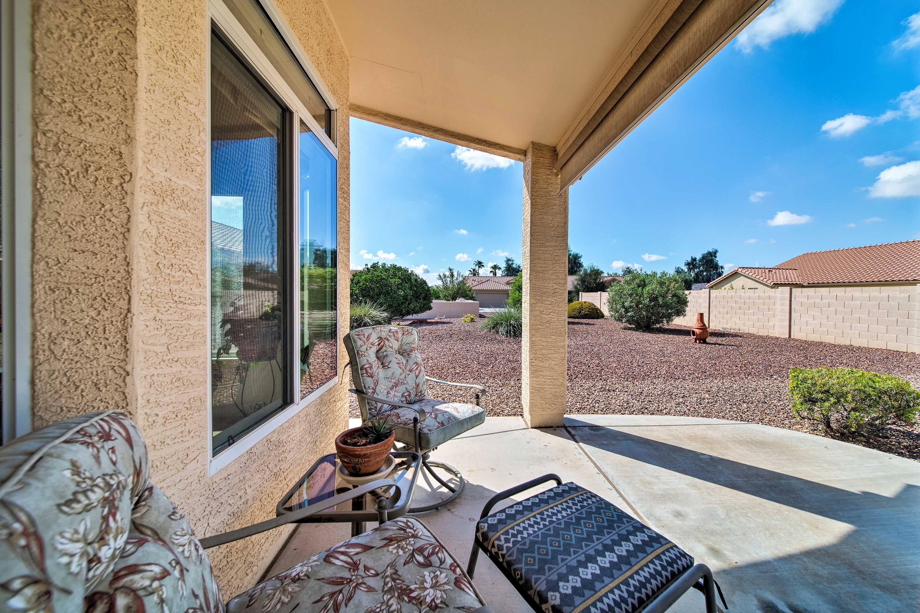 There's no better spot to wake up and sip your morning coffee!