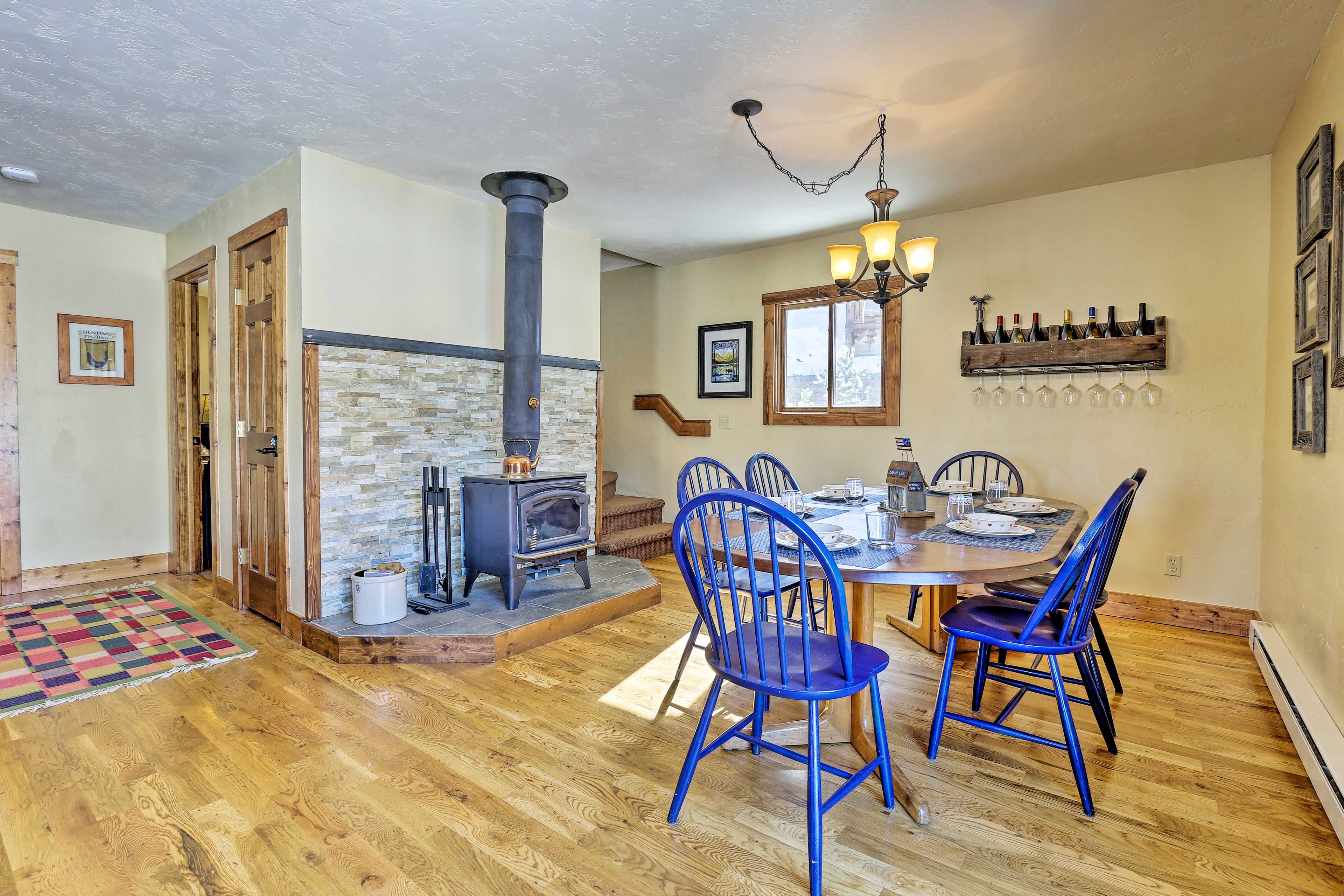 Dining Area | Wood-Burning Stove