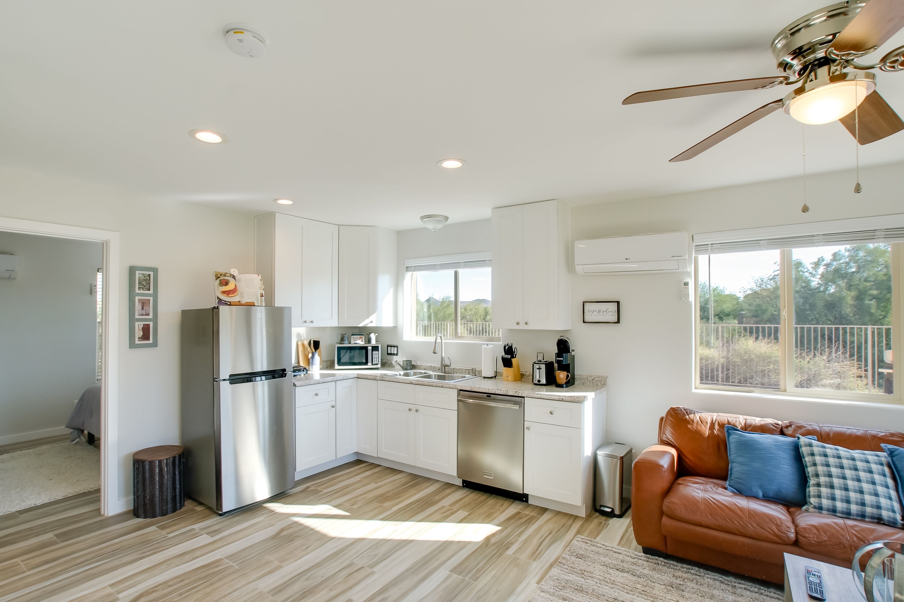 Kitchenette | Toaster | Keurig Coffee Maker | knife Set | Cooking Basics