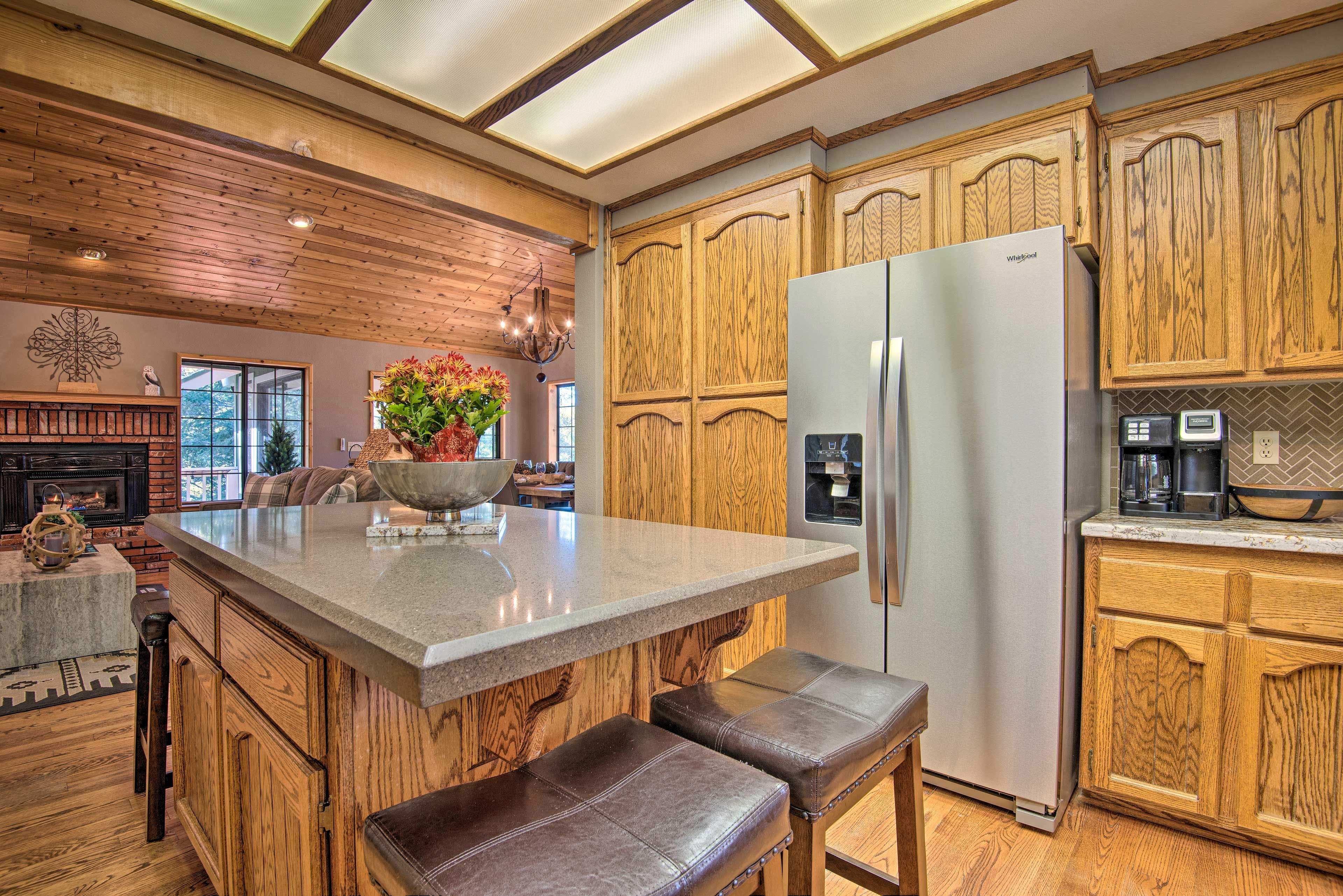 Saddle up to the breakfast bar for a savory dinner!