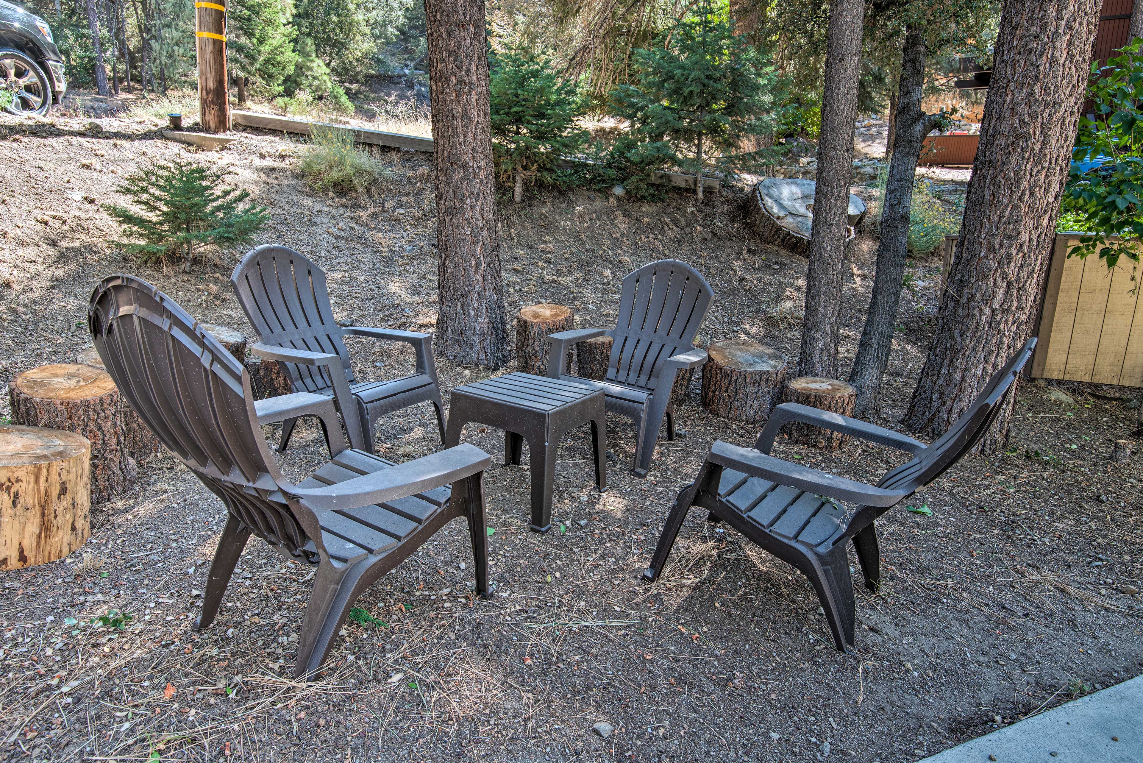 Relax outdoors with loved ones.