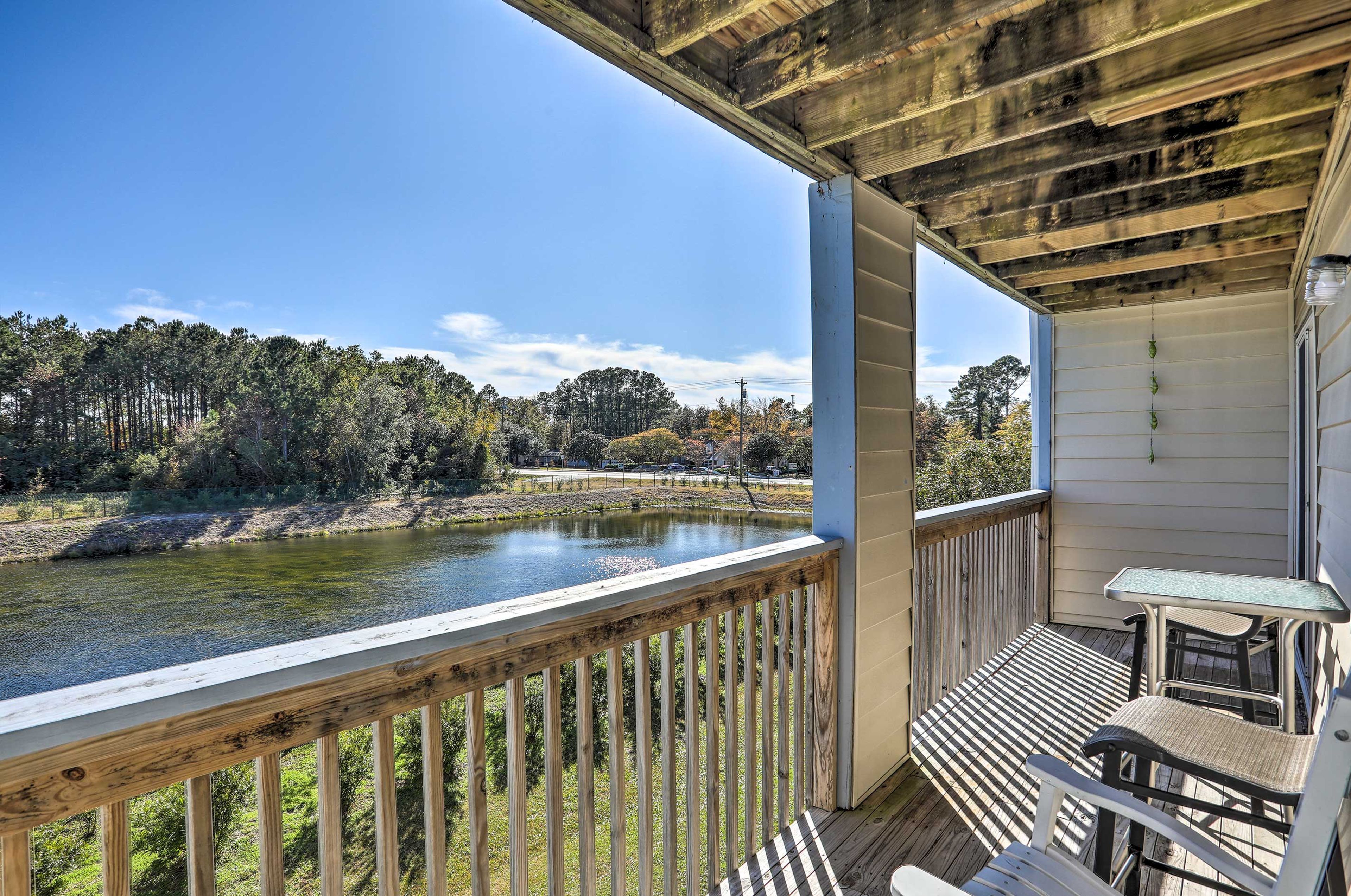 Covered Balcony | Water Views