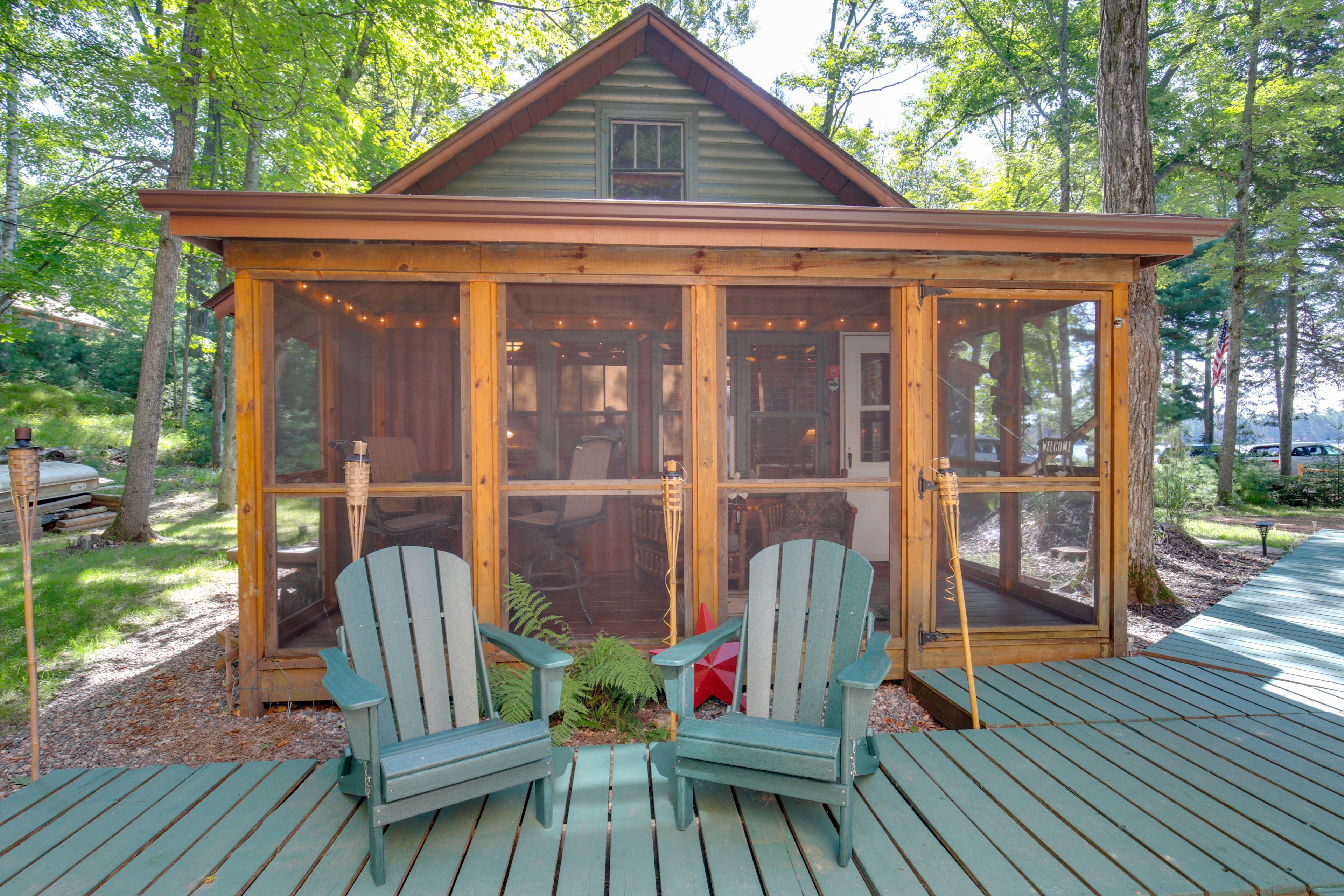 St. Germain Vacation Rental | 2BR | 1BA | Stairs Required | 600 Sq Ft