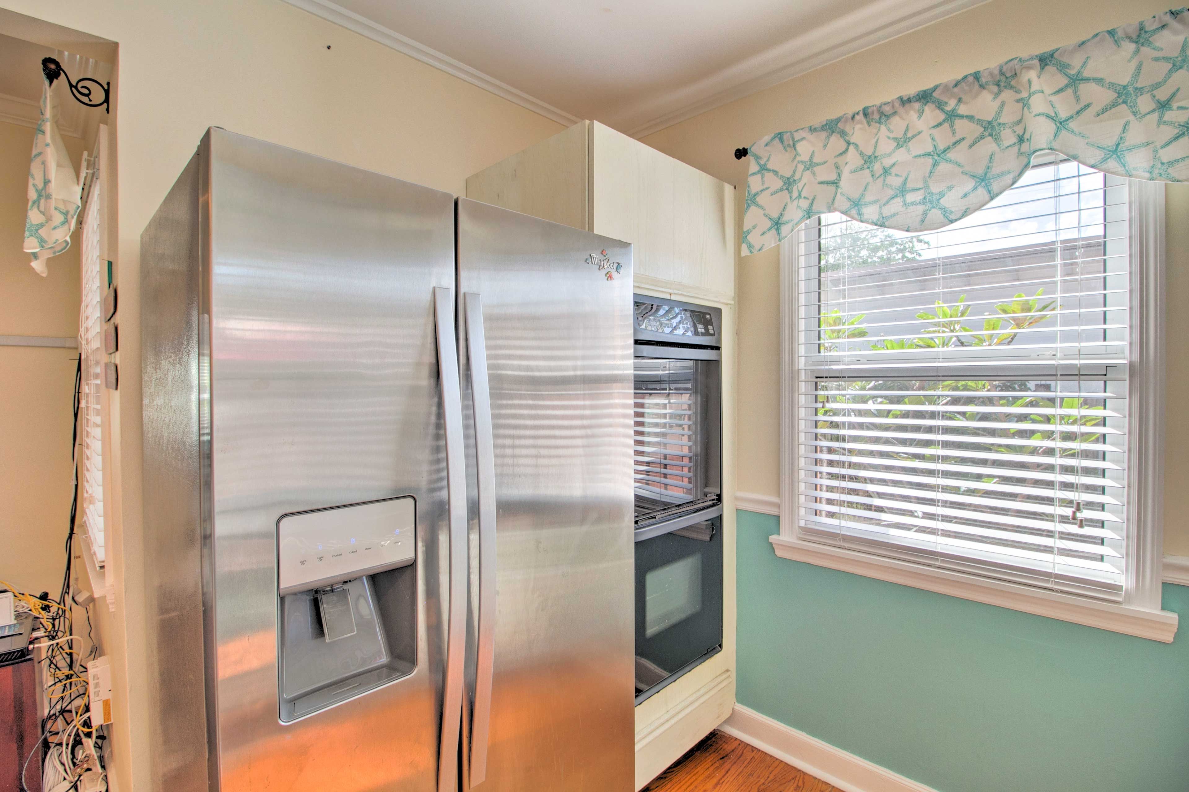 Use the full-sized refrigerator during your stay.