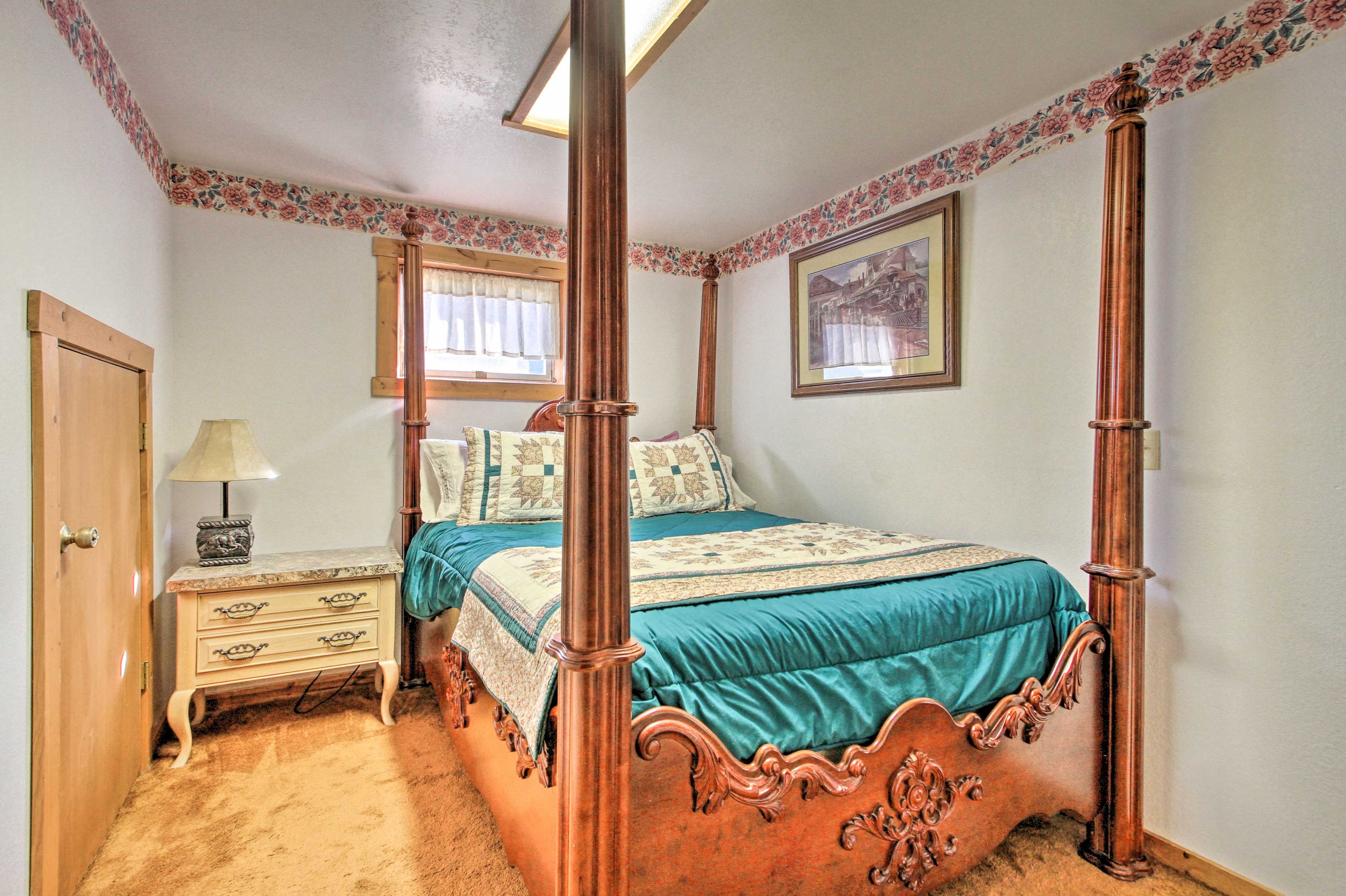 Fall asleep within minutes on this queen bed.