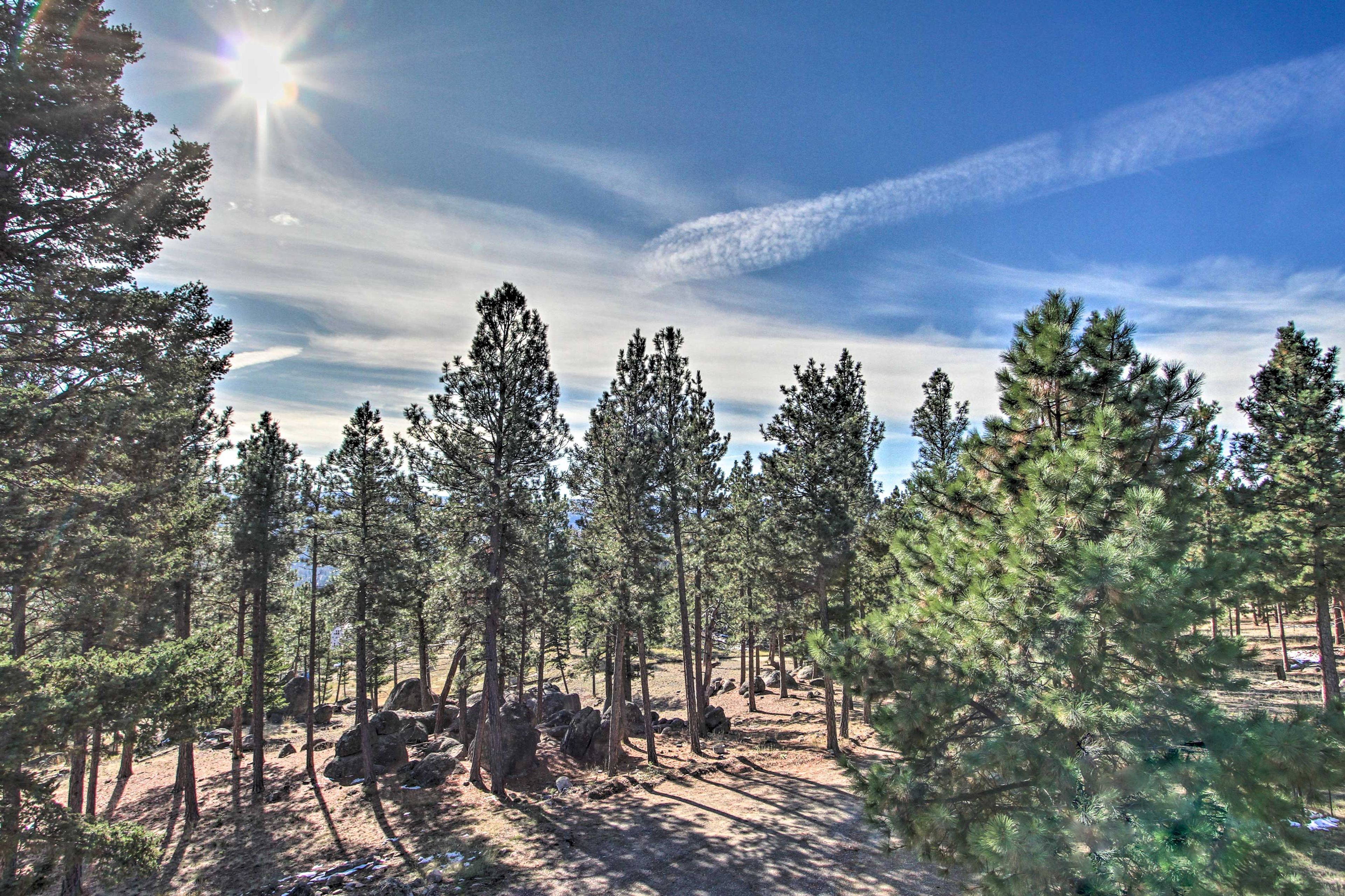 Forest Park is located just across the road, boasting a boulder field.