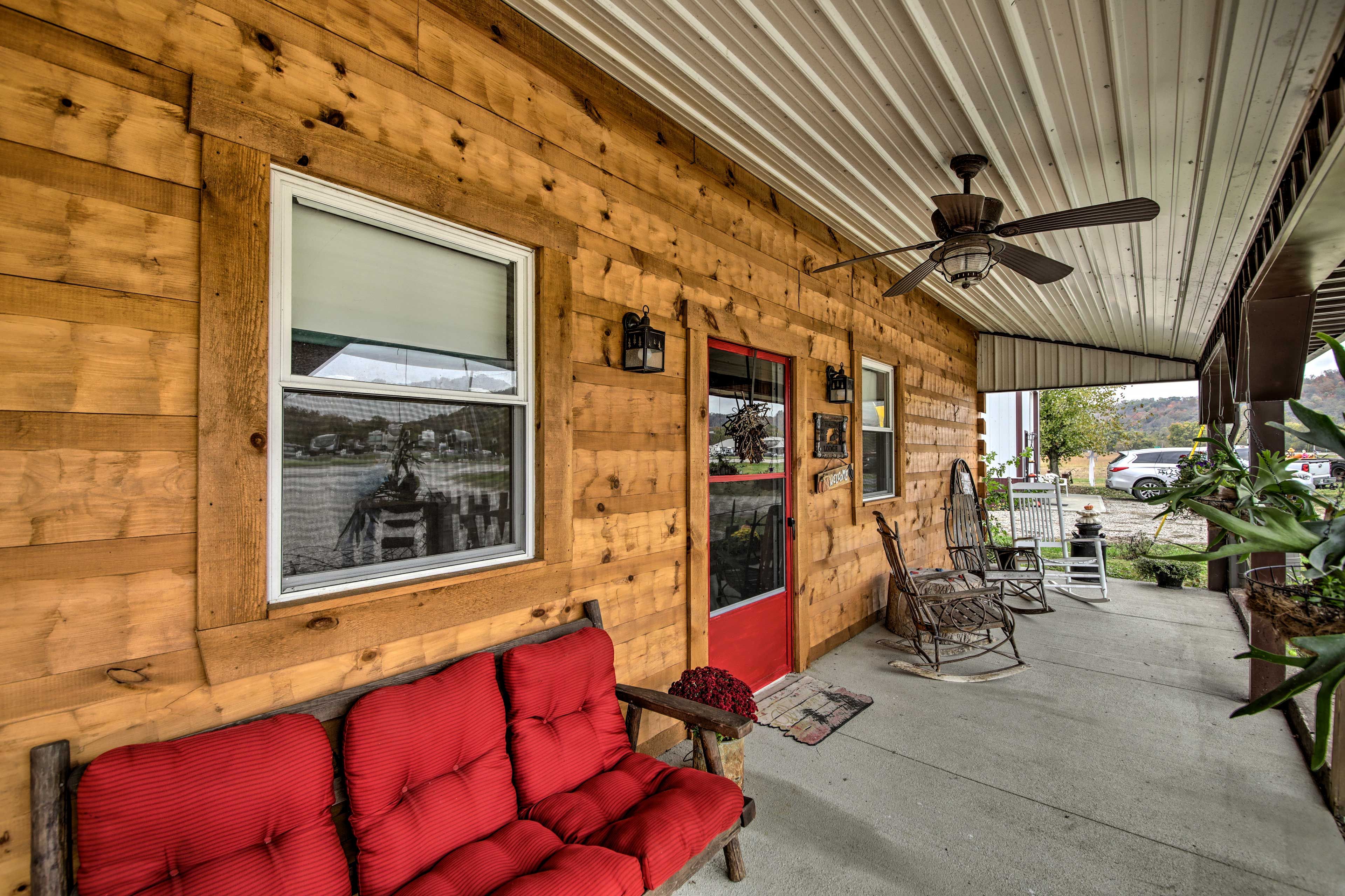 Covered Porch | Rocking Chairs