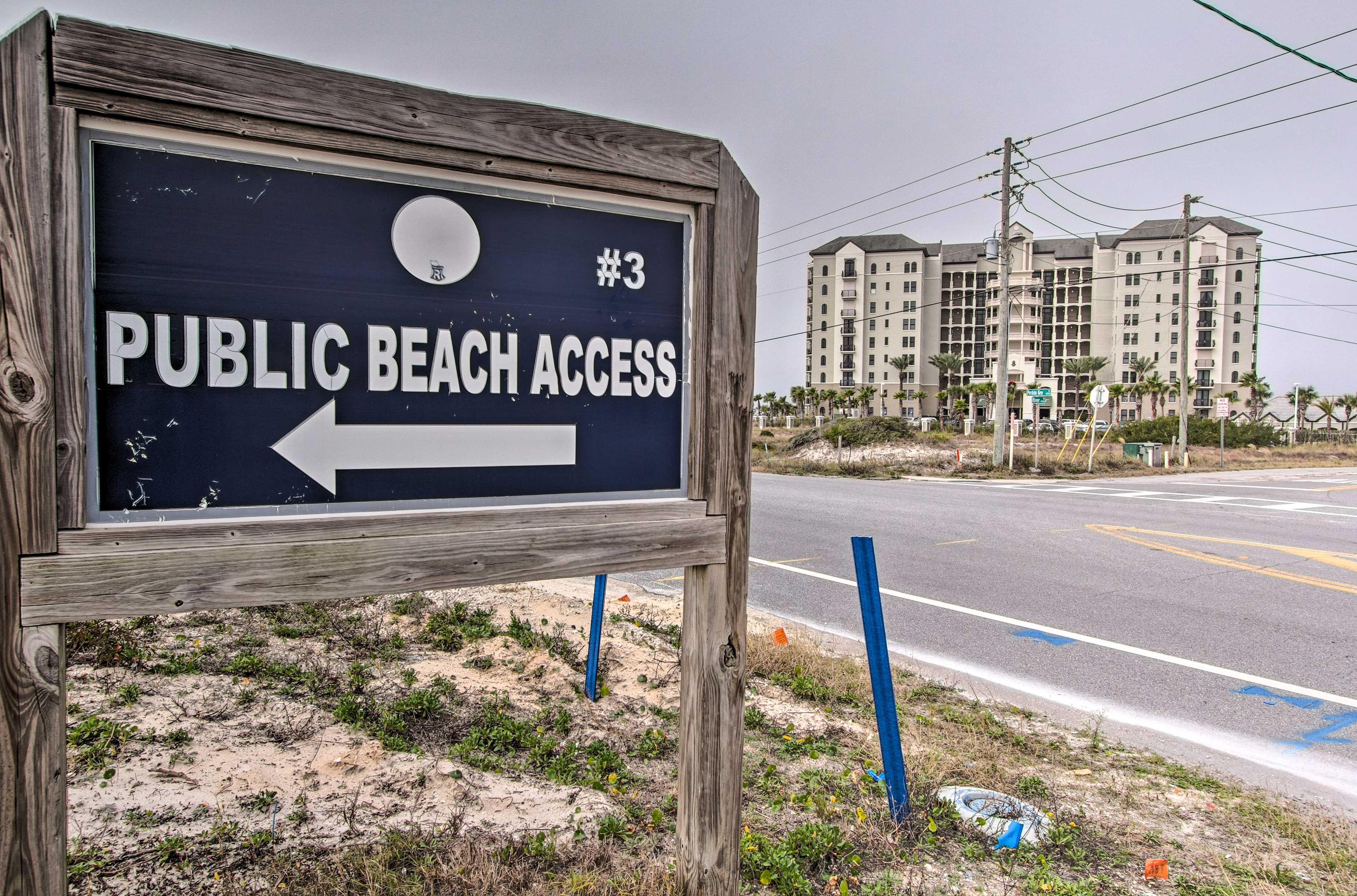 Beach Access Across the Street