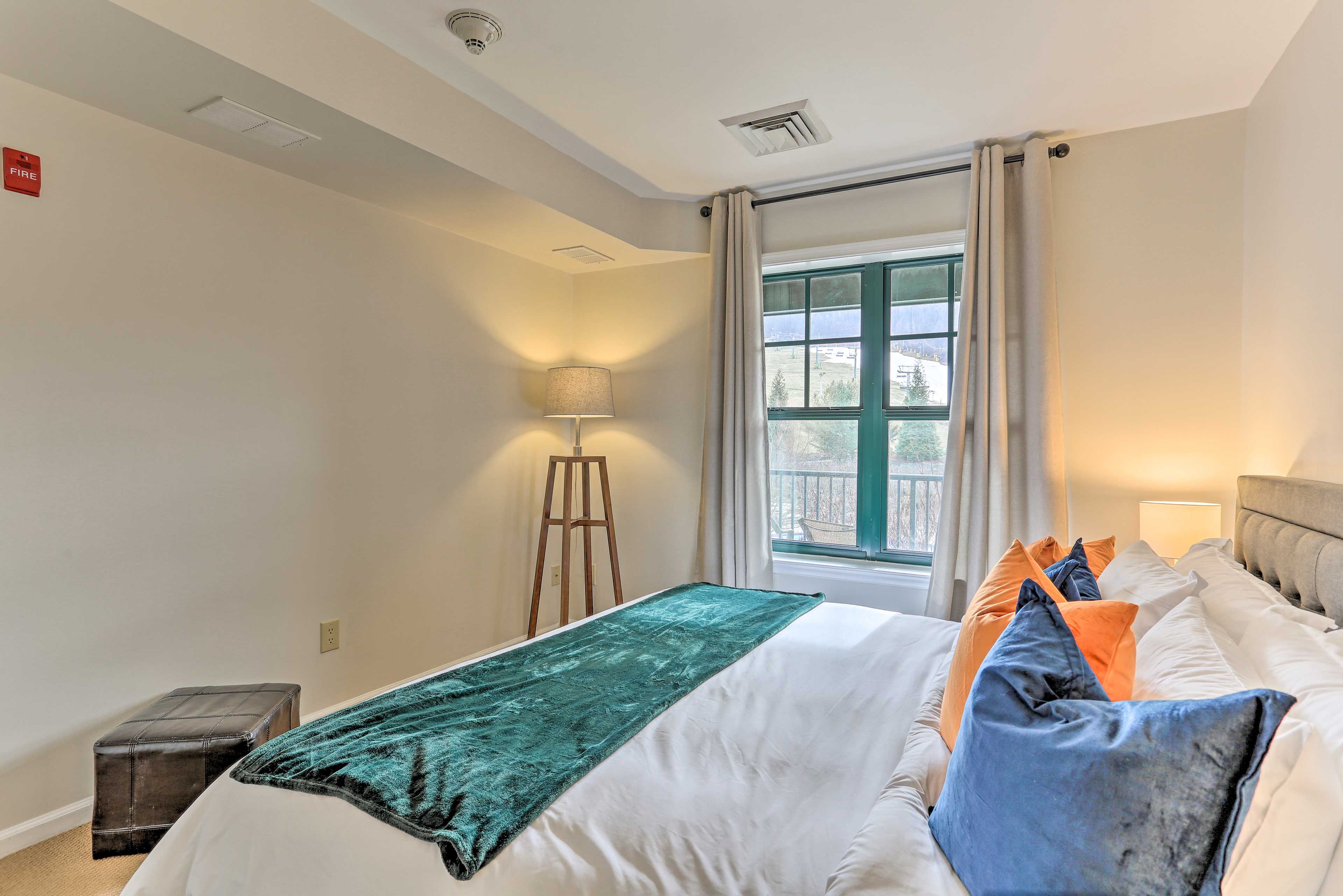 Snuggle up in bed at the end of the day.