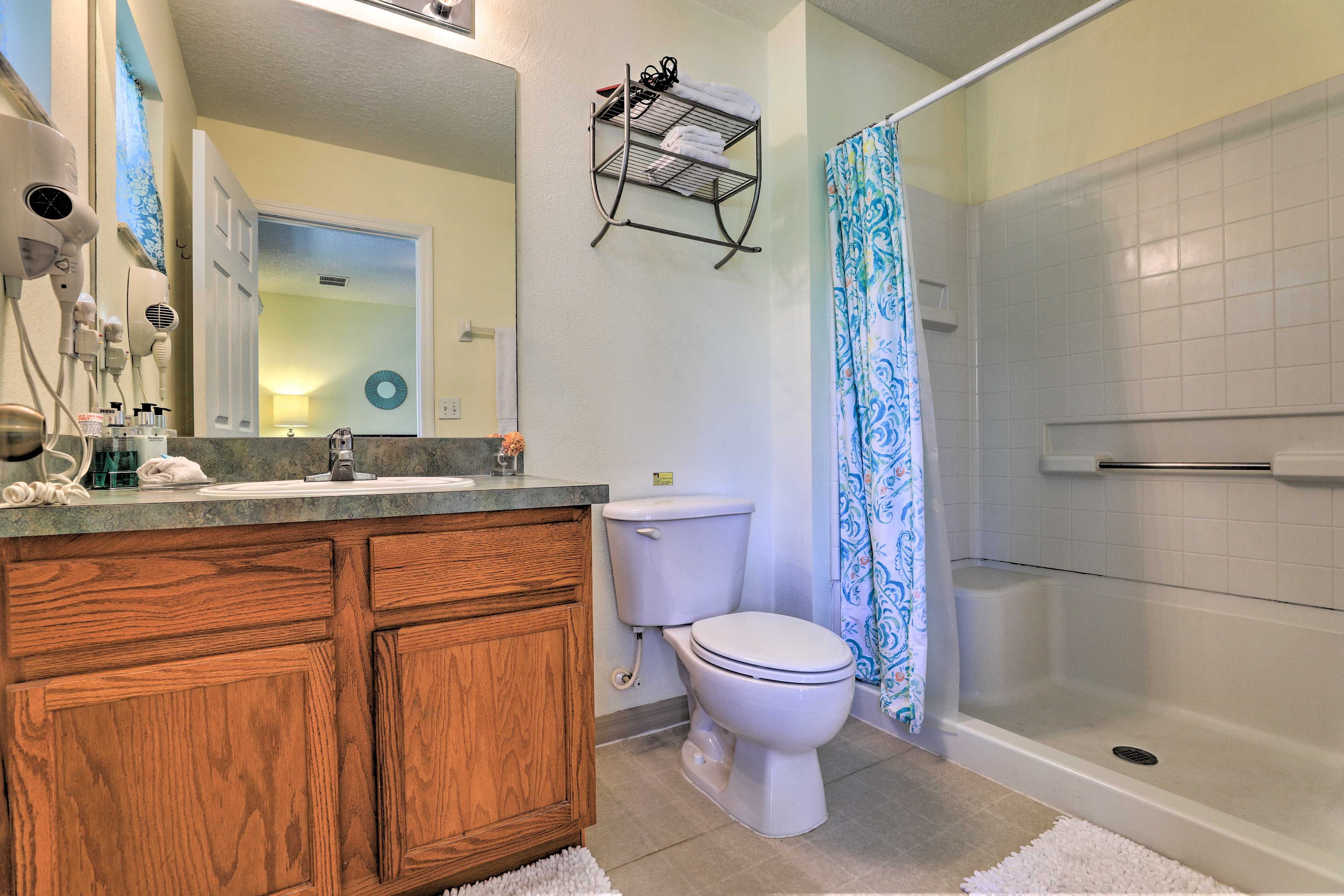 Get ready in the convenience of an en-suite bathroom.