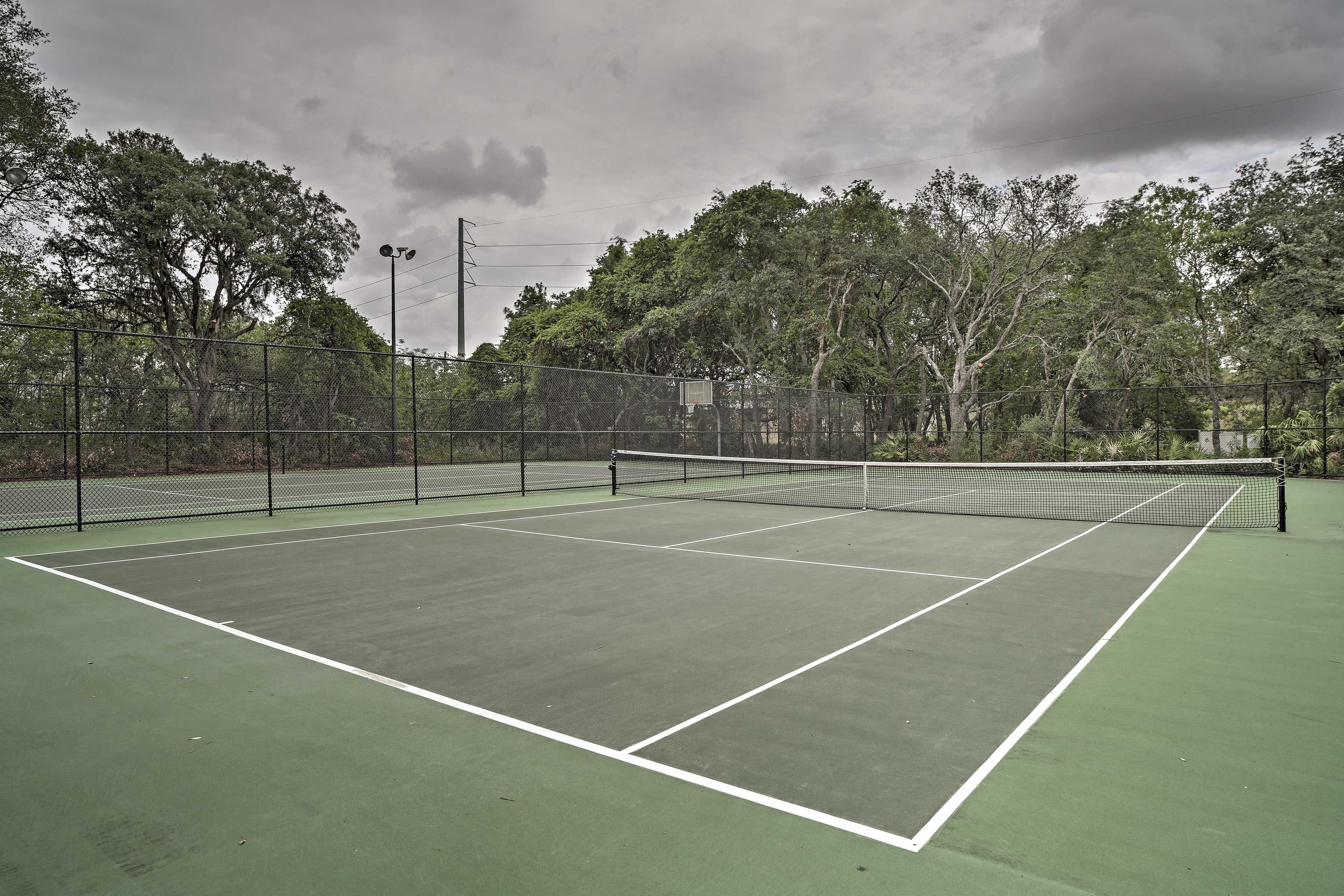 Serve it up at the tennis courts!