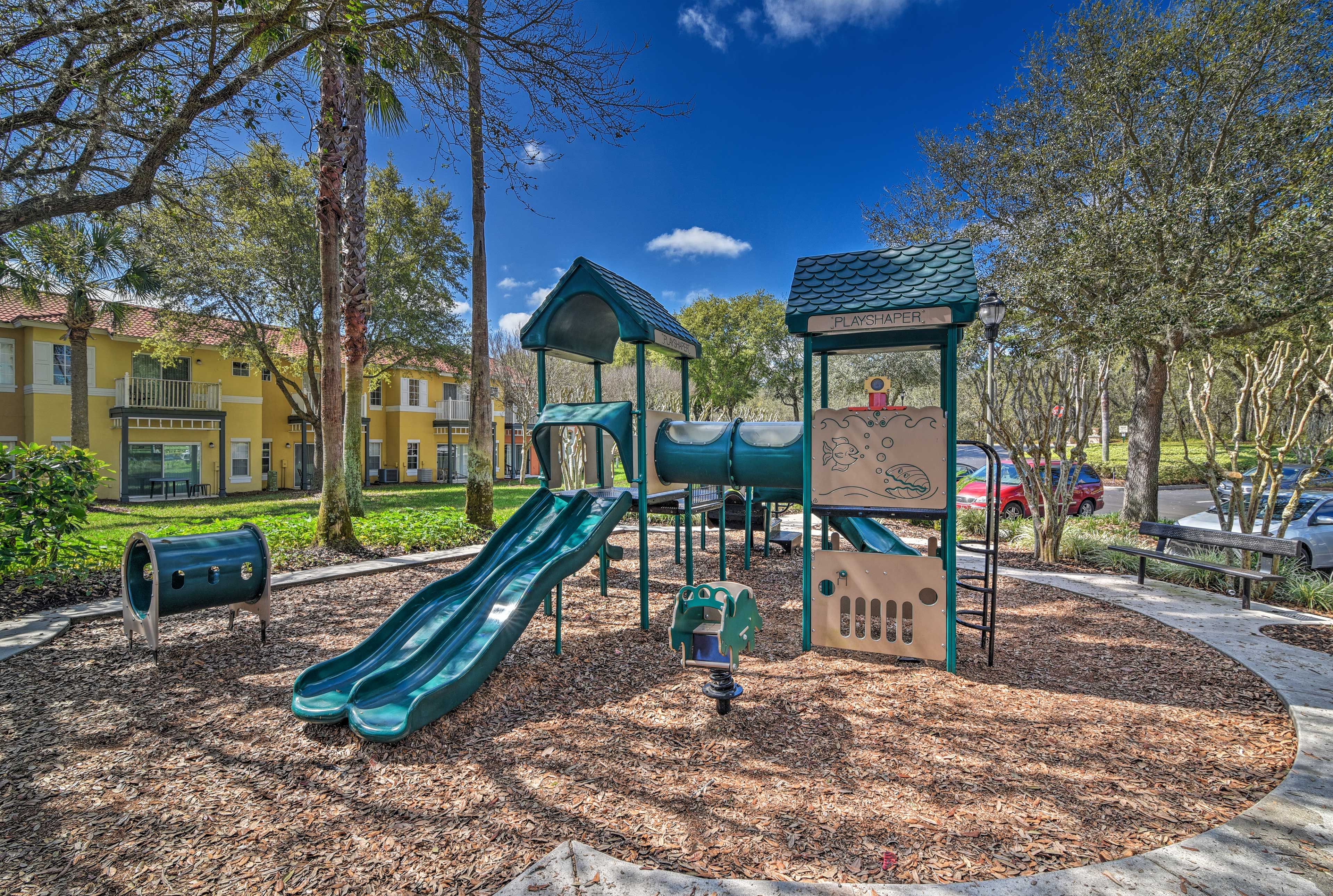 The little ones will love running around the playground.